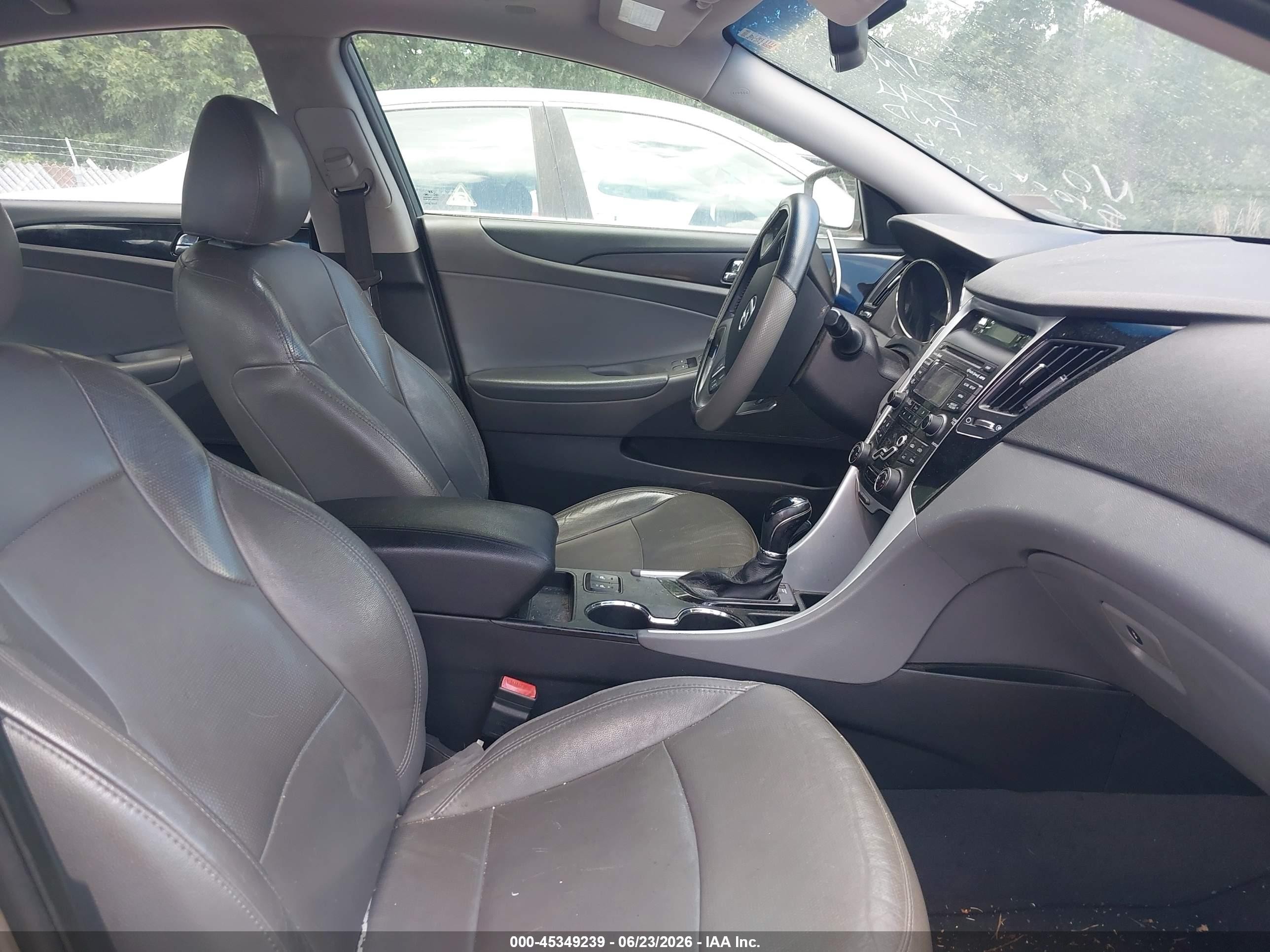 2013 Hyundai Sonata Limited 2.0t Gray vin: 5NPEC4AB2DH617218