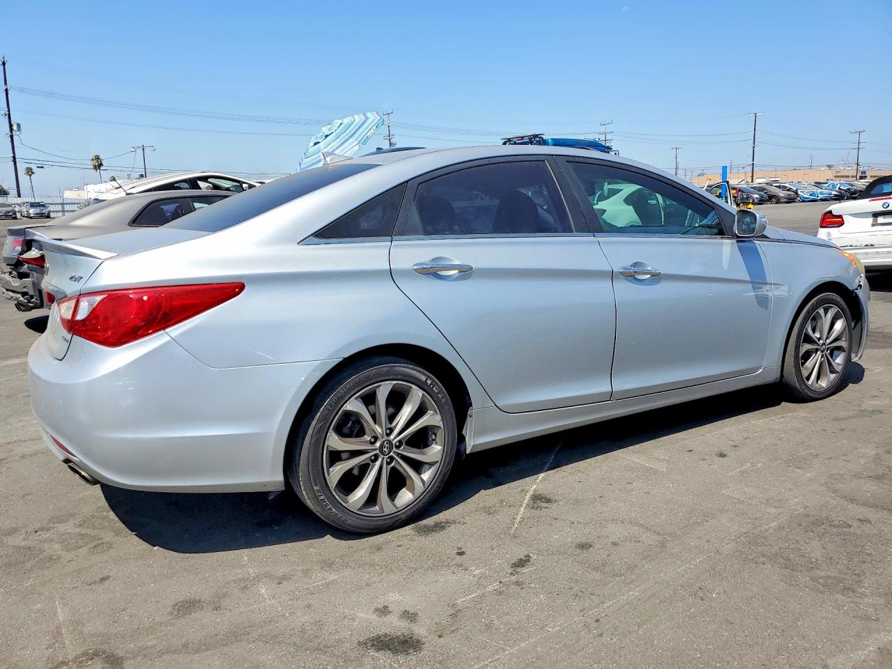 2013 Hyundai Sonata Limited 2.0t Silver vin: 5NPEC4AB2DH634259