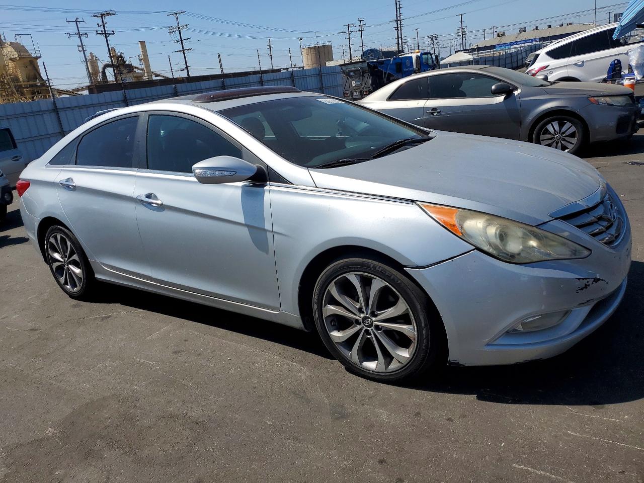 2013 Hyundai Sonata Limited 2.0t Silver vin: 5NPEC4AB2DH634259