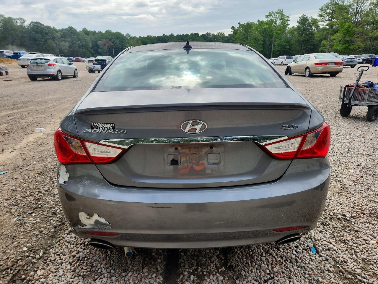 2013 Hyundai Sonata Se 2.0t Gray vin: 5NPEC4AB2DH764624