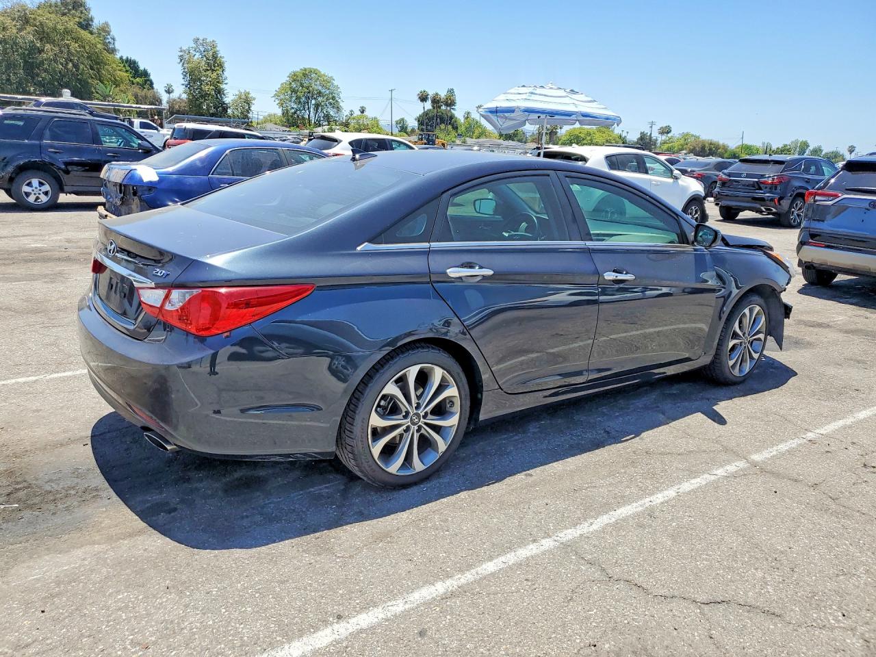 2013 Hyundai Sonata Se 2.0t Black vin: 5NPEC4AB2DH770648