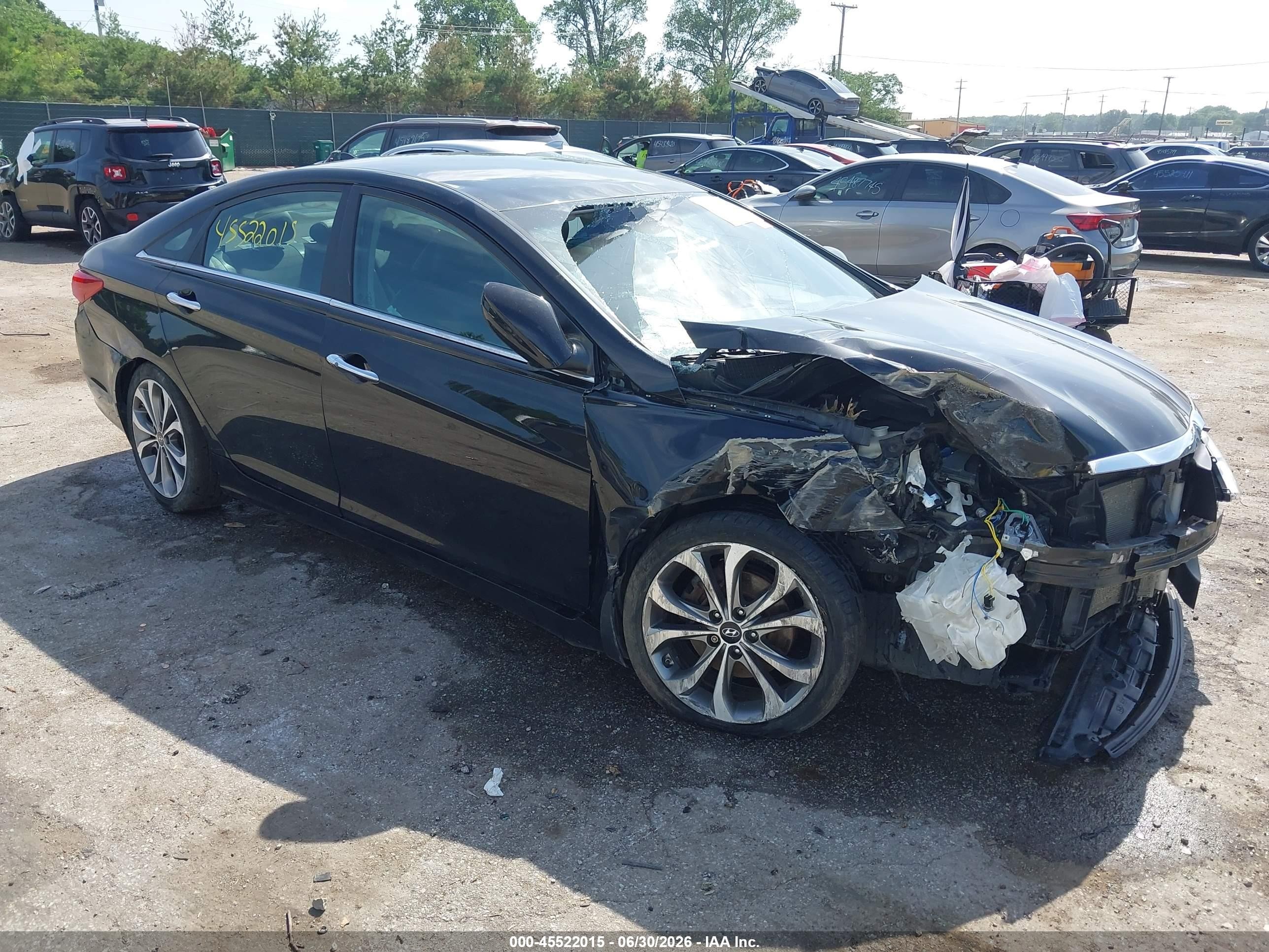 2013 Hyundai Sonata Se 2.0t Black vin: 5NPEC4AB2DH775297