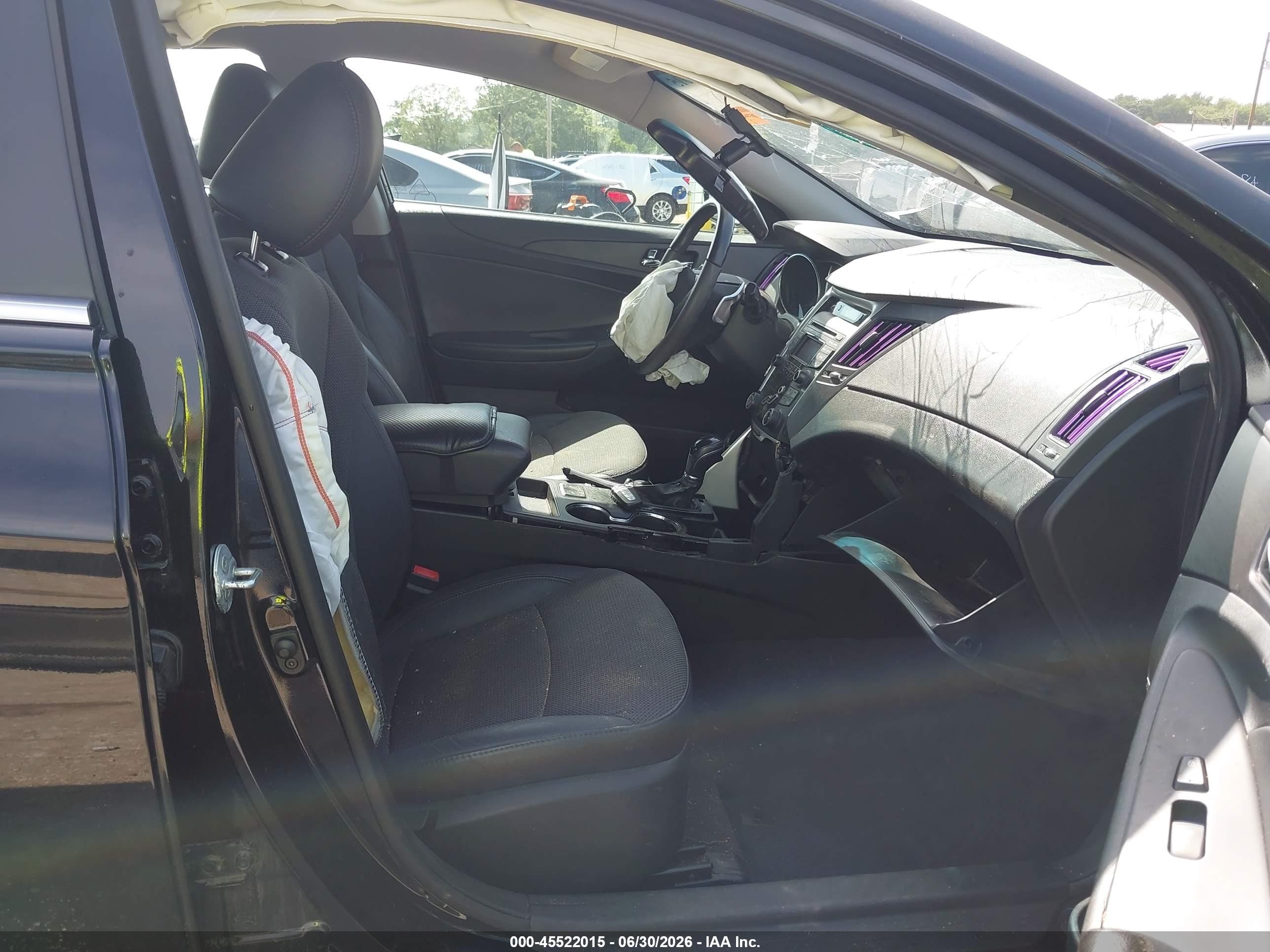 2013 Hyundai Sonata Se 2.0t Black vin: 5NPEC4AB2DH775297