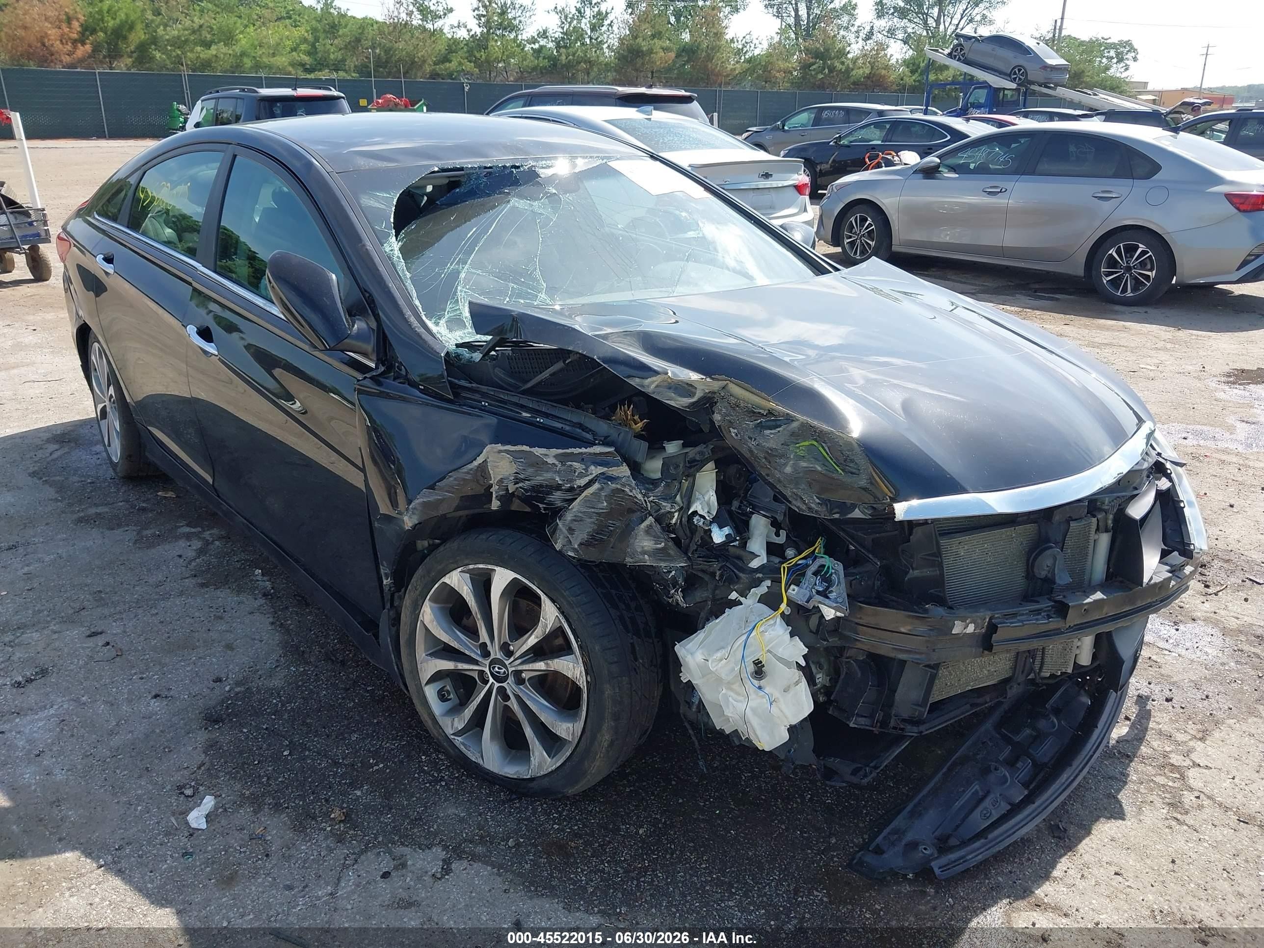 2013 Hyundai Sonata Se 2.0t Black vin: 5NPEC4AB2DH775297