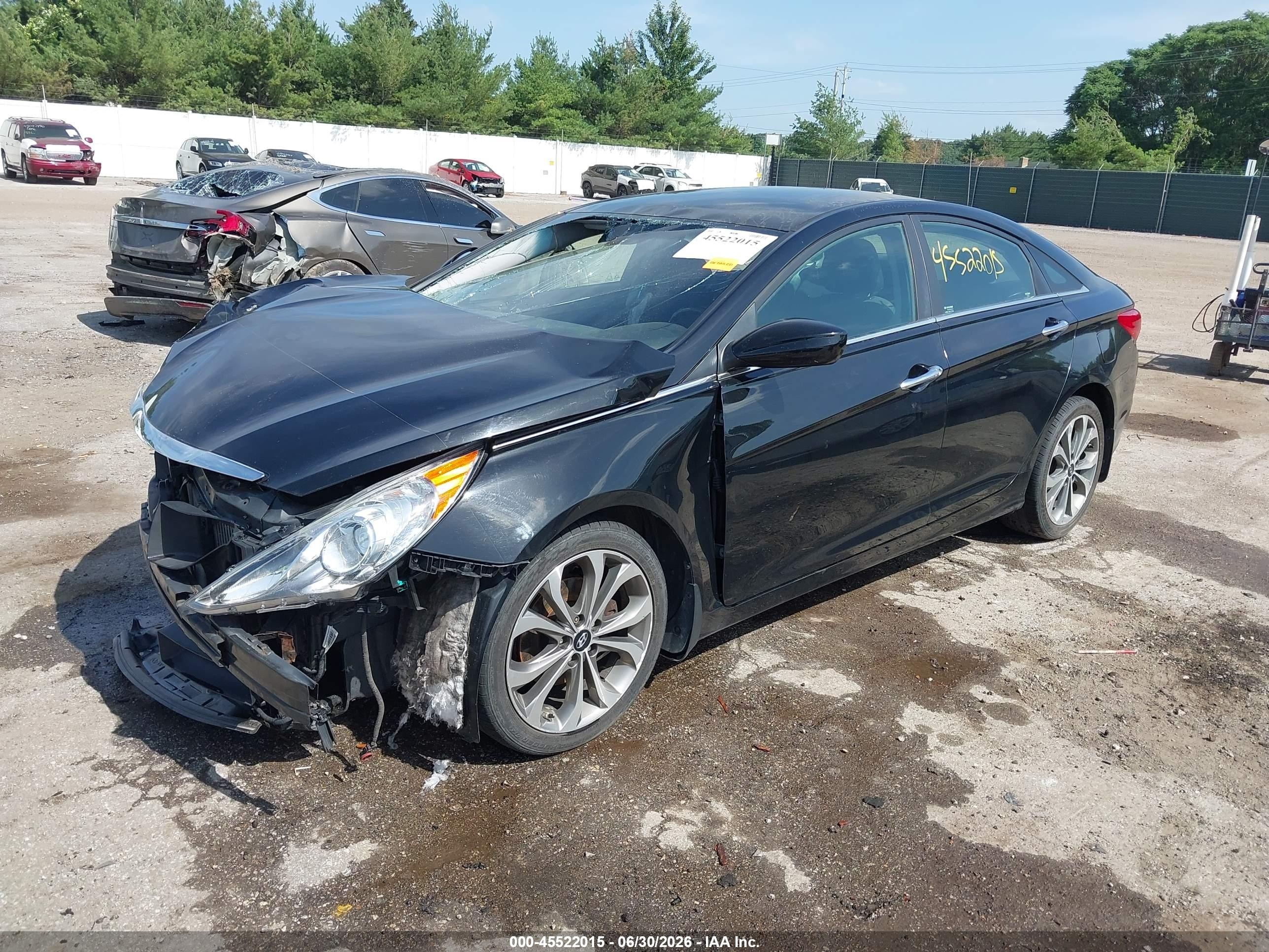 2013 Hyundai Sonata Se 2.0t Black vin: 5NPEC4AB2DH775297