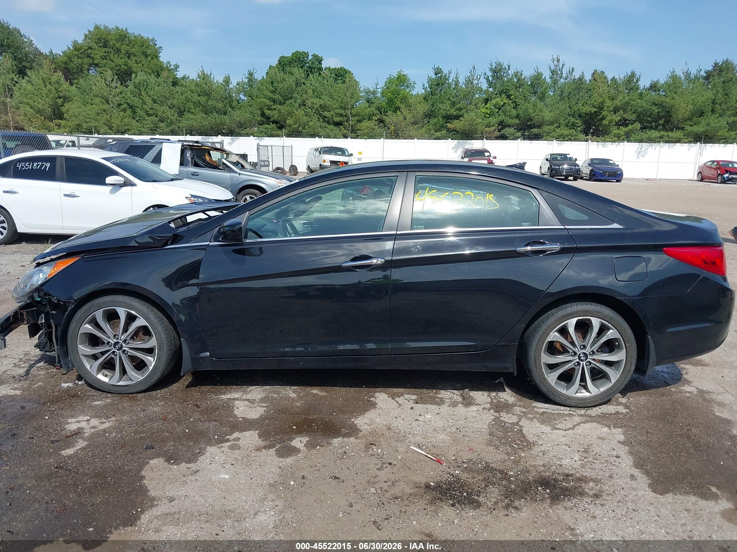 2013 Hyundai Sonata Se 2.0t Black vin: 5NPEC4AB2DH775297