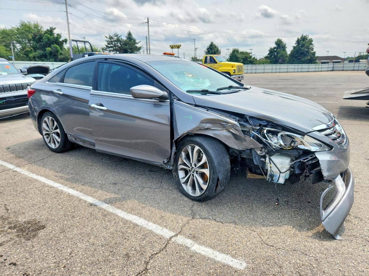 2013 Hyundai Sonata Se 2.0t Gray vin: 5NPEC4AB2DH791970