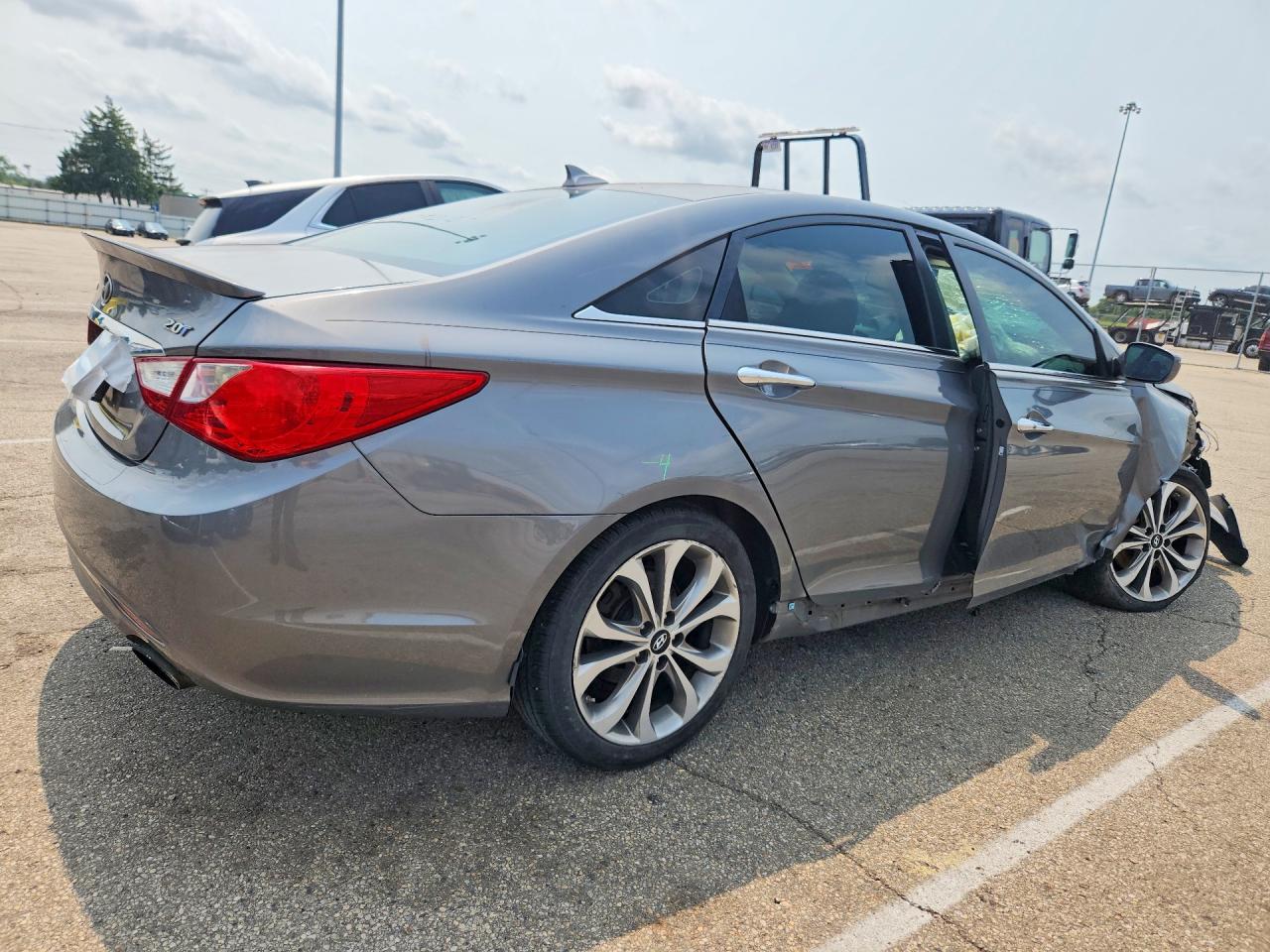 2013 Hyundai Sonata Se 2.0t Gray vin: 5NPEC4AB2DH791970