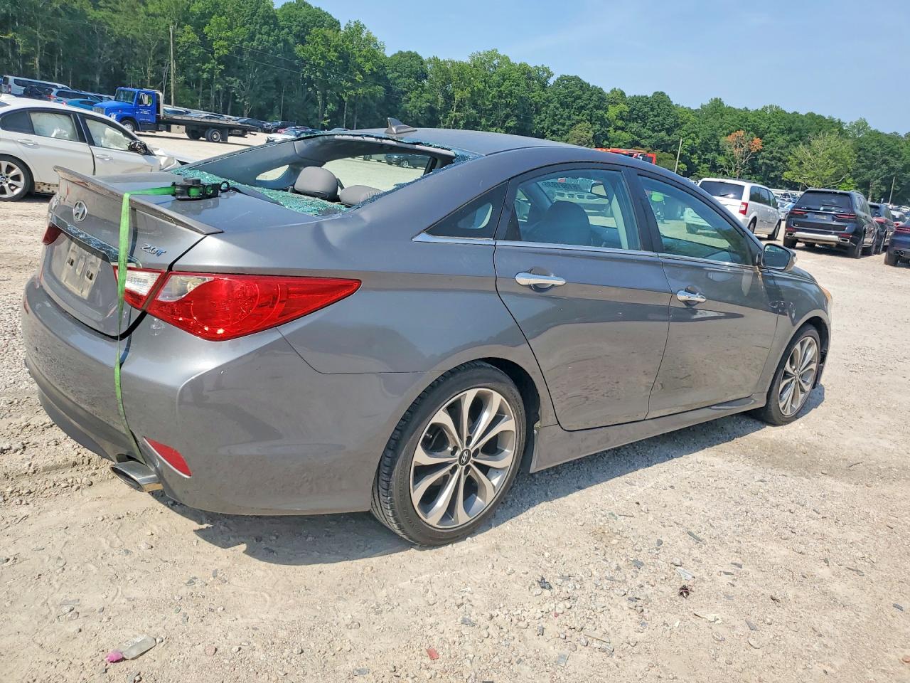 2014 Hyundai Sonata Se 2.0t Gray vin: 5NPEC4AB2EH824726