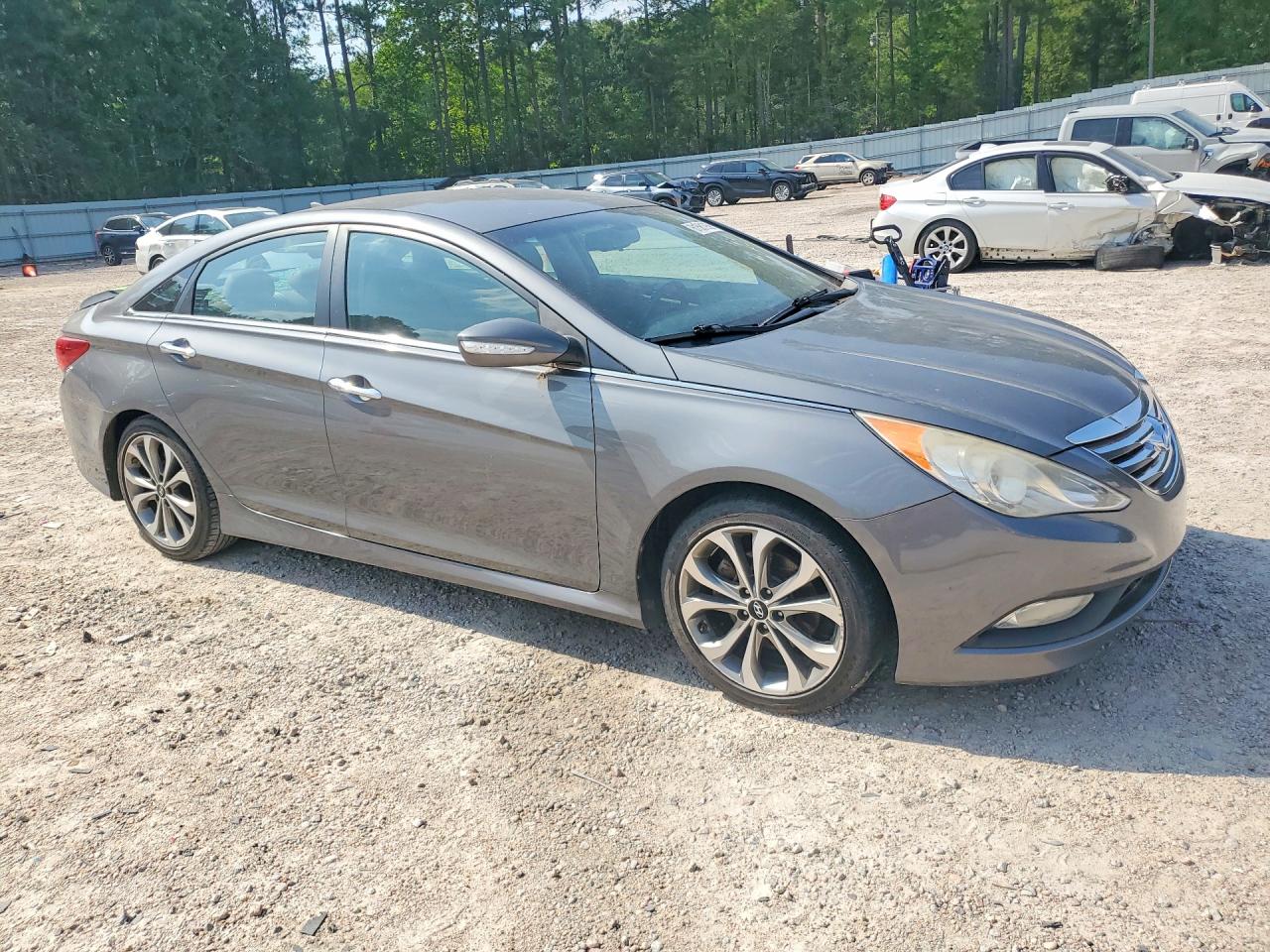 2014 Hyundai Sonata Se 2.0t Gray vin: 5NPEC4AB2EH824726