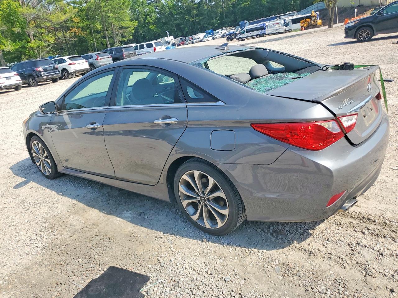 2014 Hyundai Sonata Se 2.0t Gray vin: 5NPEC4AB2EH824726