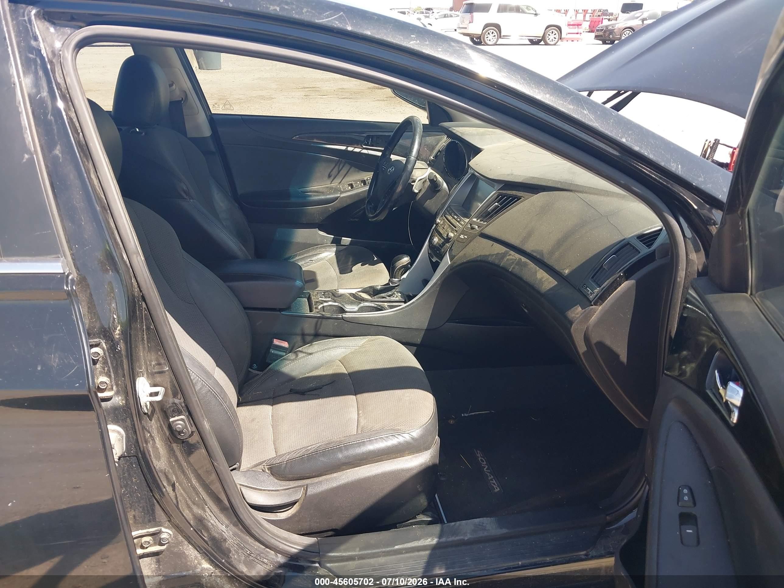 2014 Hyundai Sonata Se 2.0t Black vin: 5NPEC4AB2EH827559