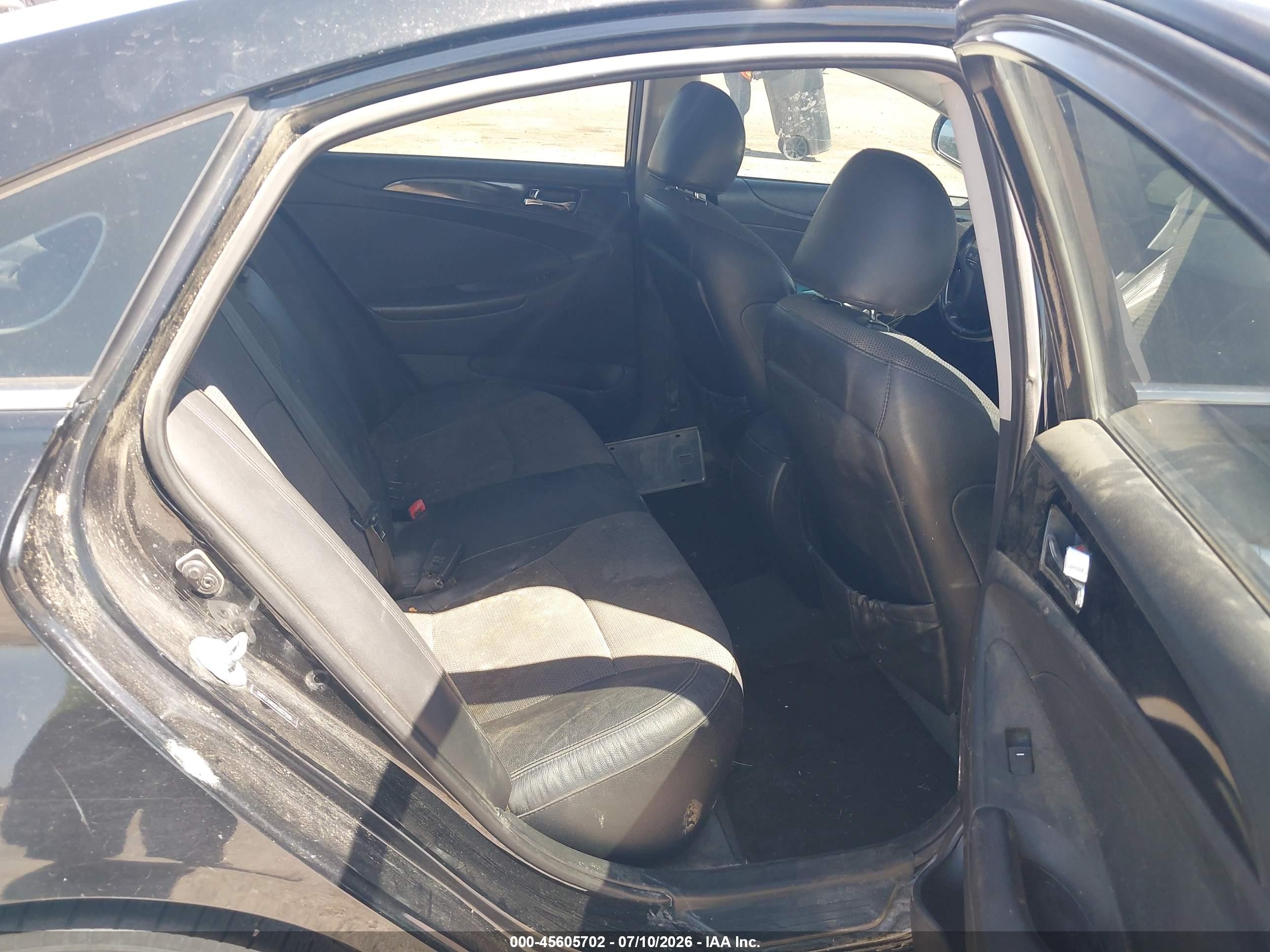 2014 Hyundai Sonata Se 2.0t Black vin: 5NPEC4AB2EH827559