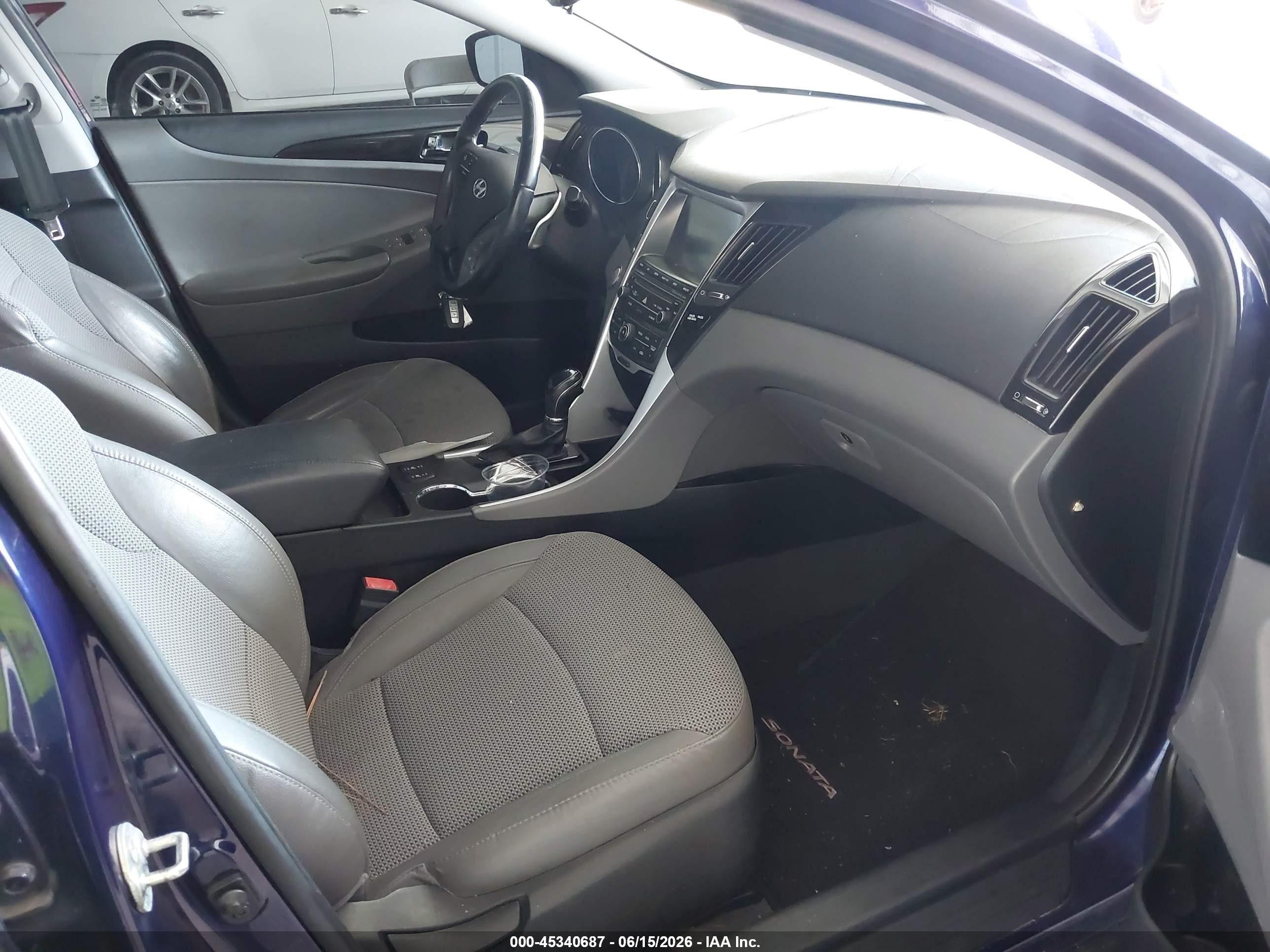 2014 Hyundai Sonata Se 2.0t Blue vin: 5NPEC4AB2EH851506