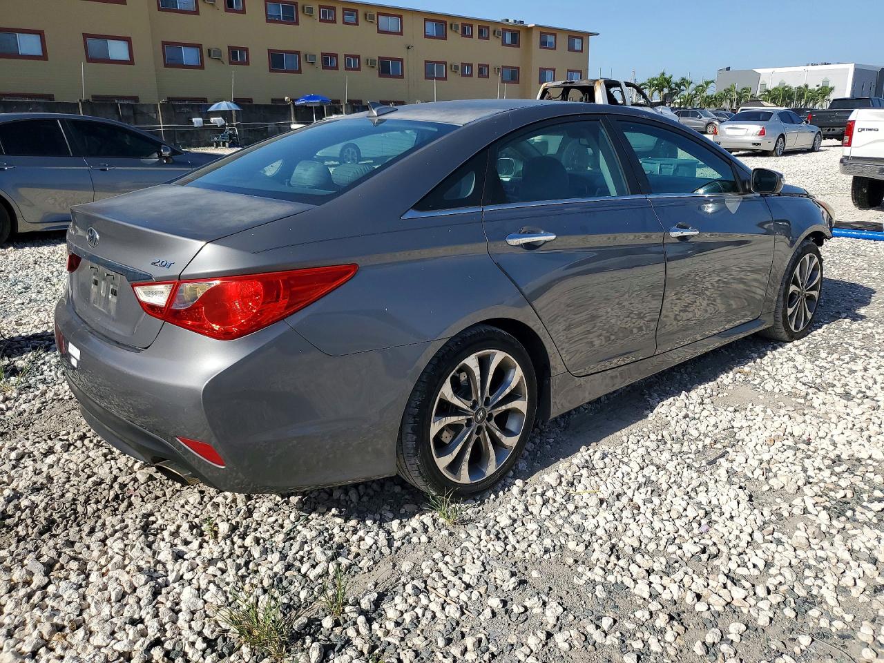 2014 Hyundai Sonata Se 2.0t Gray vin: 5NPEC4AB2EH872825