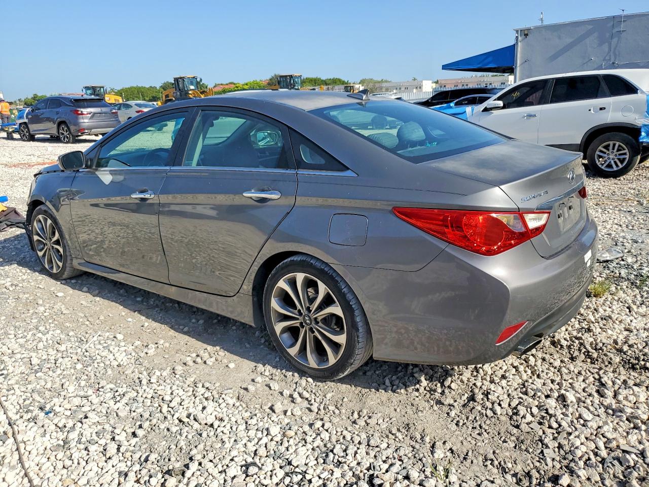 2014 Hyundai Sonata Se 2.0t Gray vin: 5NPEC4AB2EH872825