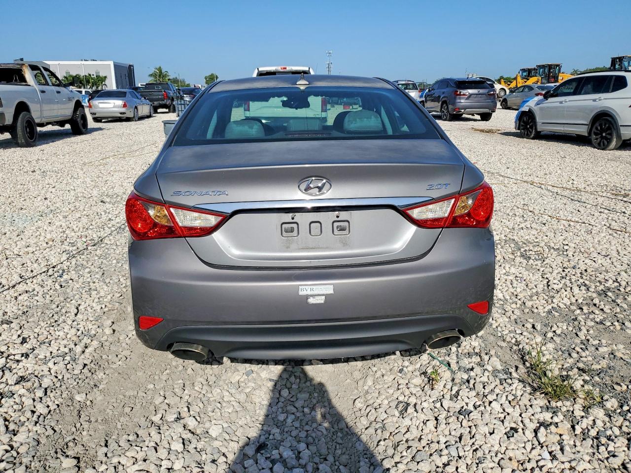 2014 Hyundai Sonata Se 2.0t Gray vin: 5NPEC4AB2EH872825