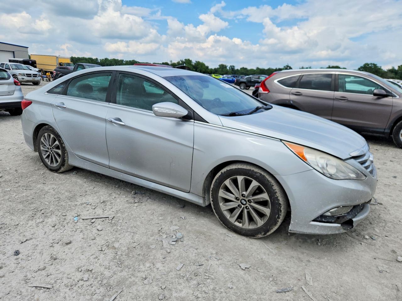 2014 Hyundai Sonata Limited 2.0t Silver vin: 5NPEC4AB2EH895375