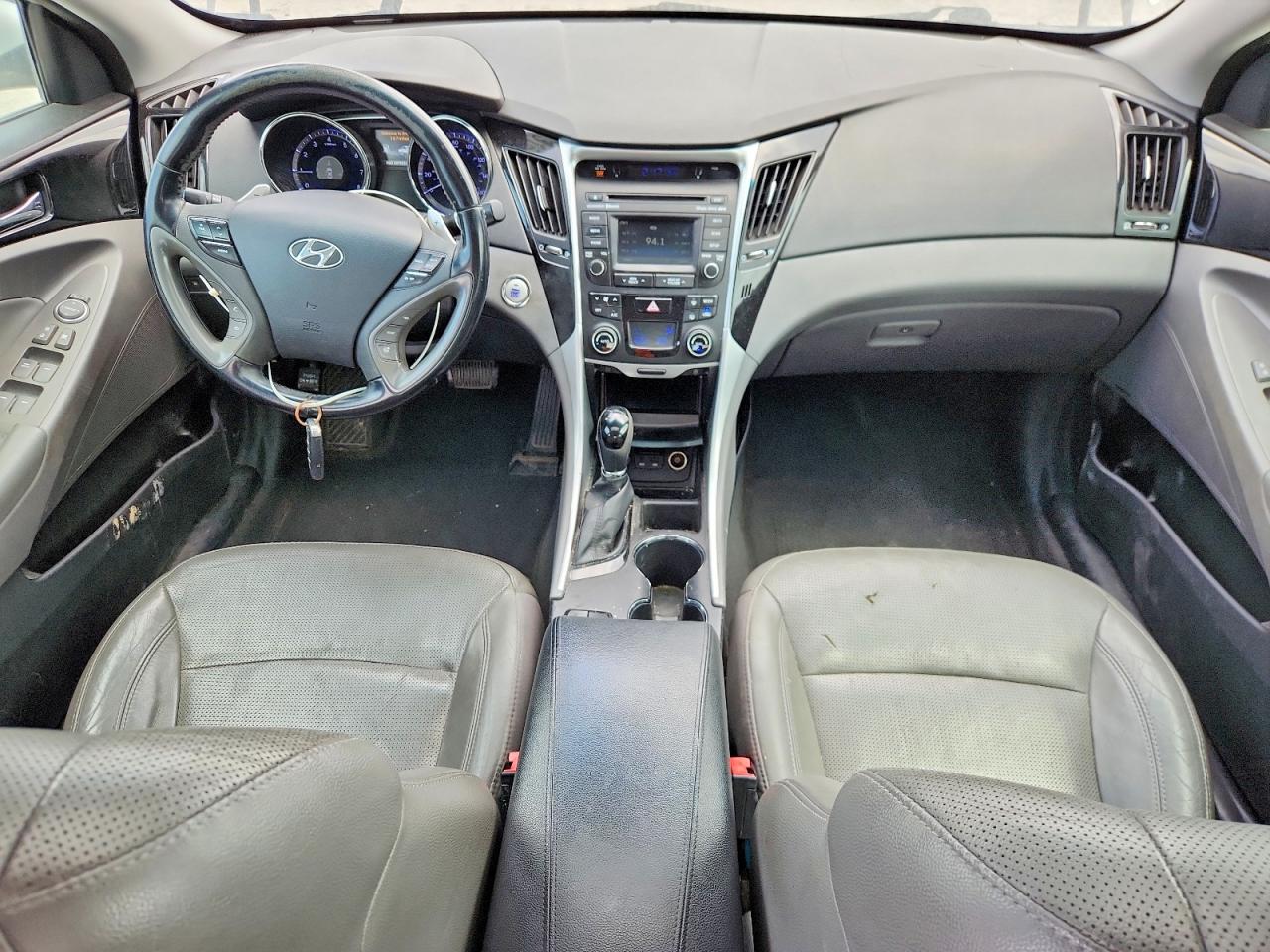 2014 Hyundai Sonata Limited 2.0t Silver vin: 5NPEC4AB2EH895375