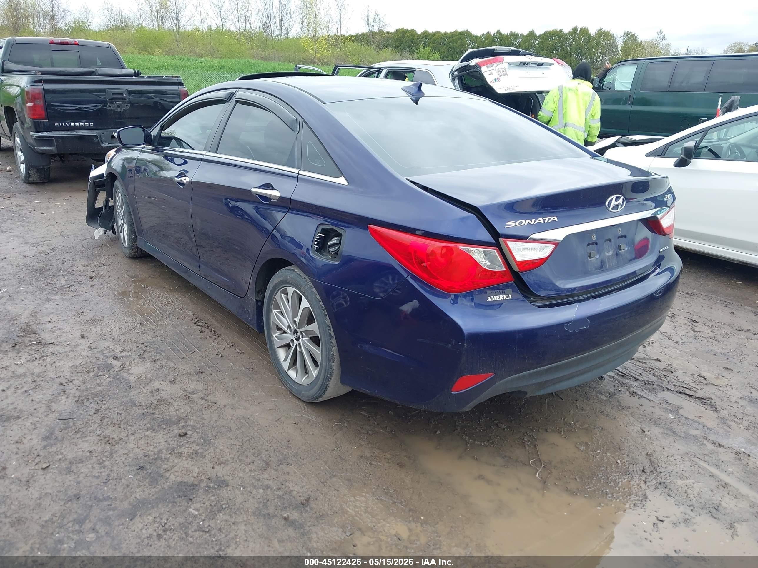 2014 Hyundai Sonata Limited 2.0t Purple vin: 5NPEC4AB2EH936247