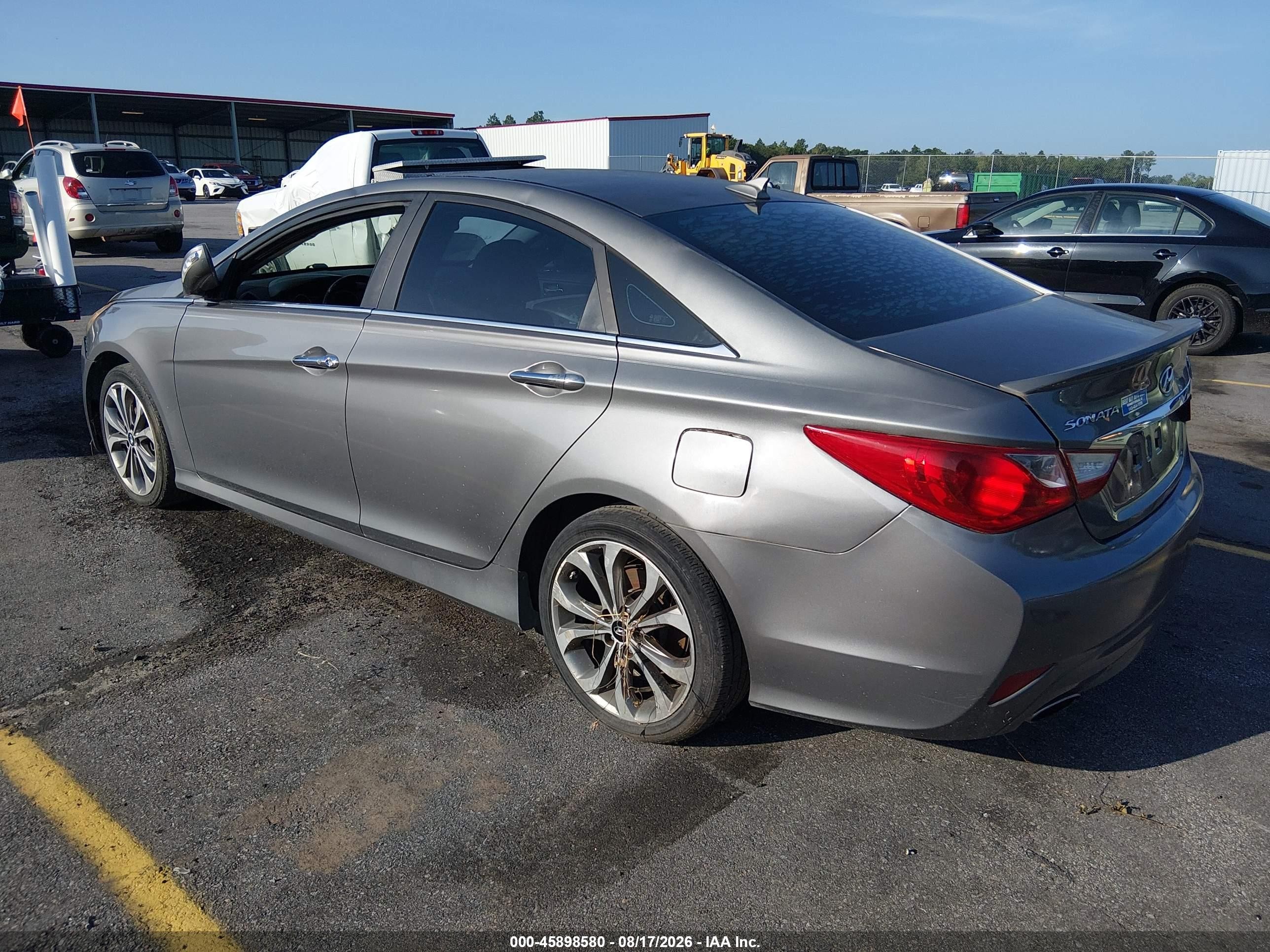 2014 Hyundai Sonata Se 2.0t Gray vin: 5NPEC4AB2EH943005