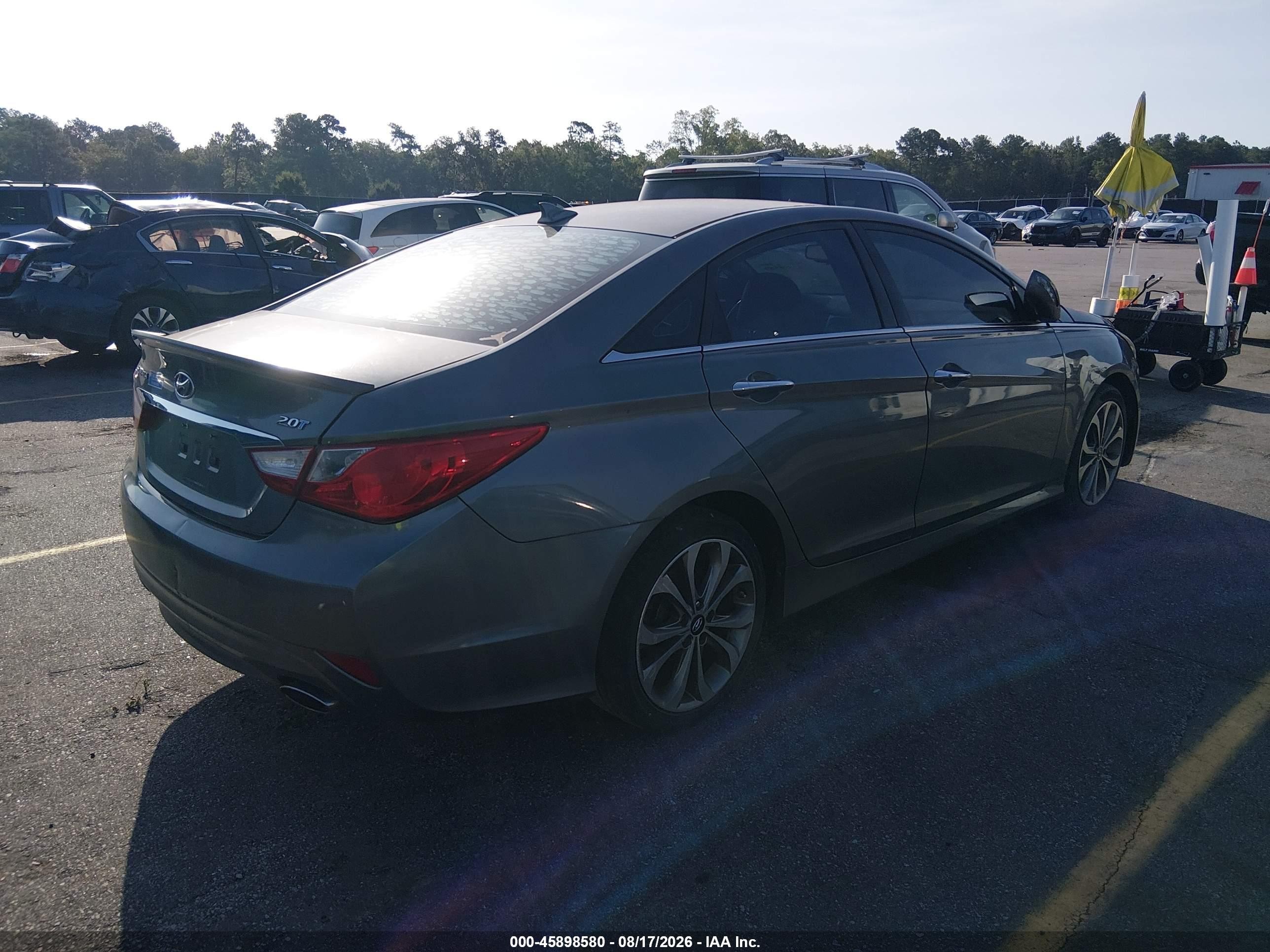 2014 Hyundai Sonata Se 2.0t Gray vin: 5NPEC4AB2EH943005