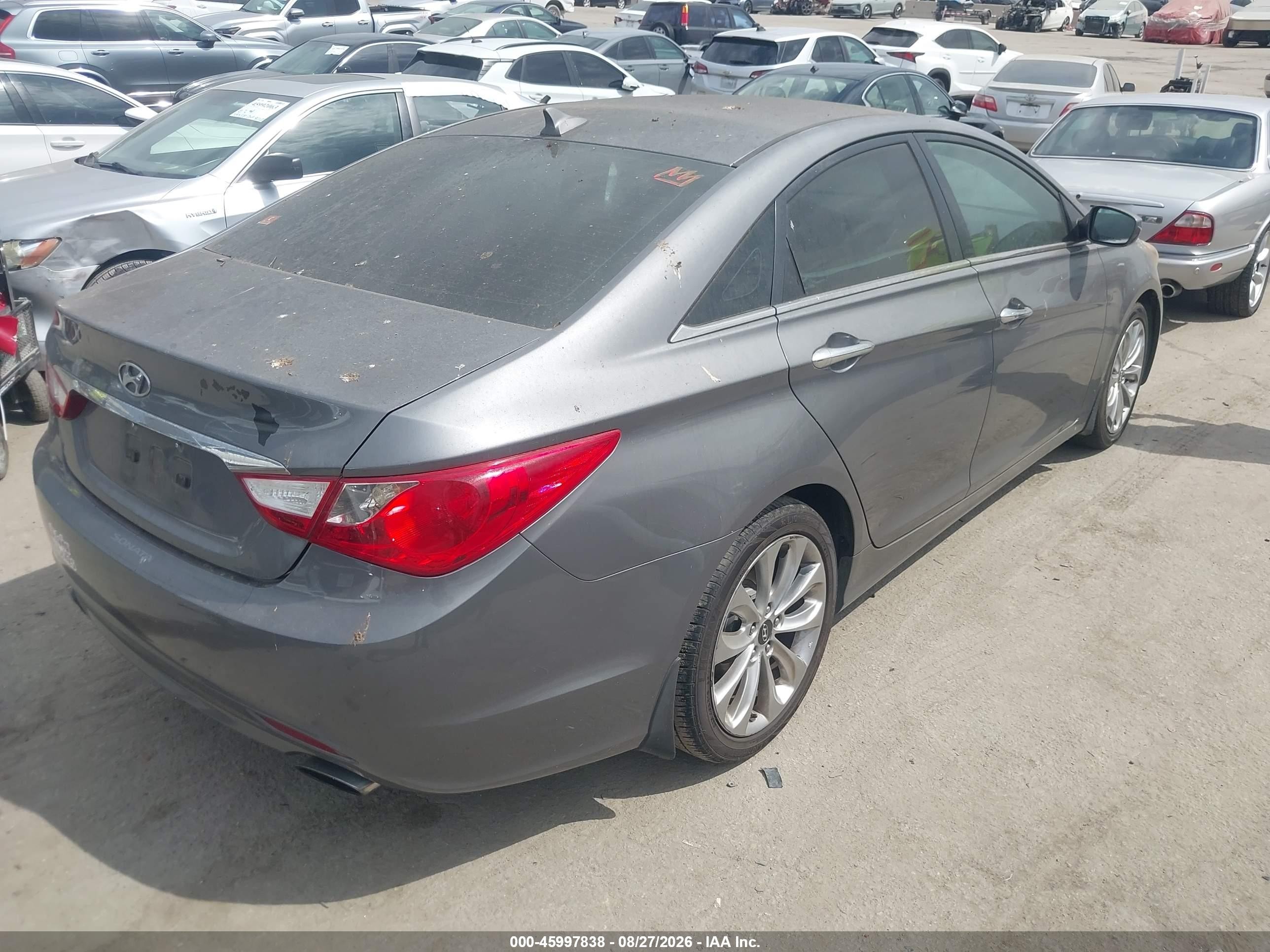 2011 Hyundai Sonata Se 2.0t Gray vin: 5NPEC4AB3BH204270