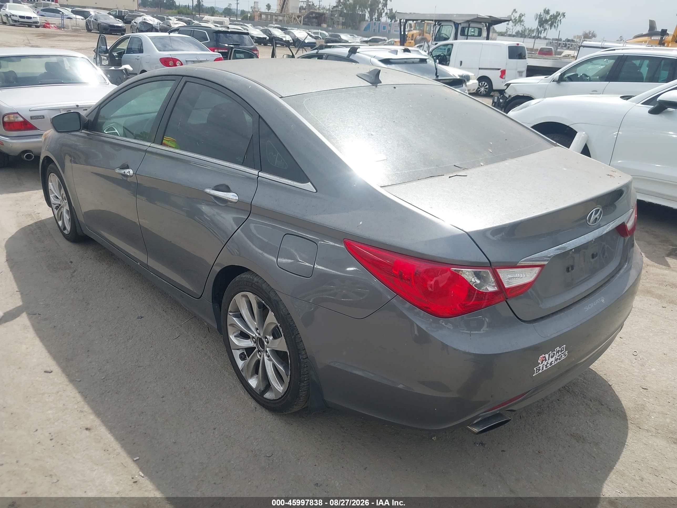 2011 Hyundai Sonata Se 2.0t Gray vin: 5NPEC4AB3BH204270