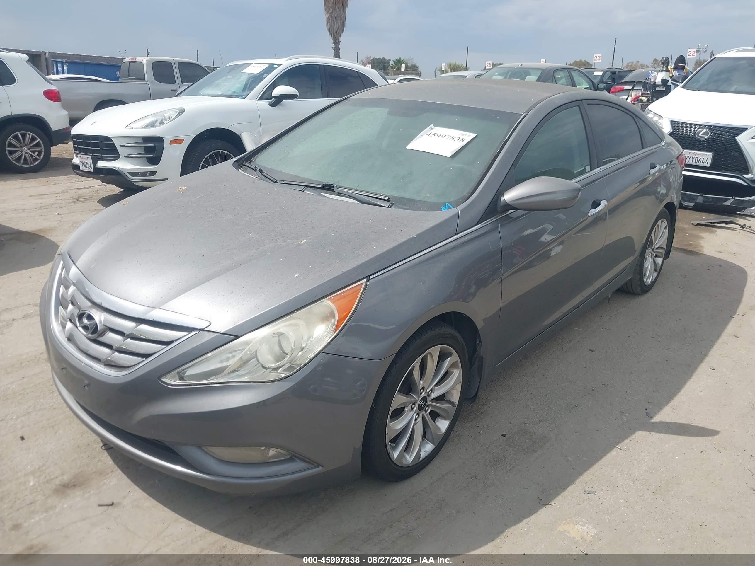 2011 Hyundai Sonata Se 2.0t Gray vin: 5NPEC4AB3BH204270
