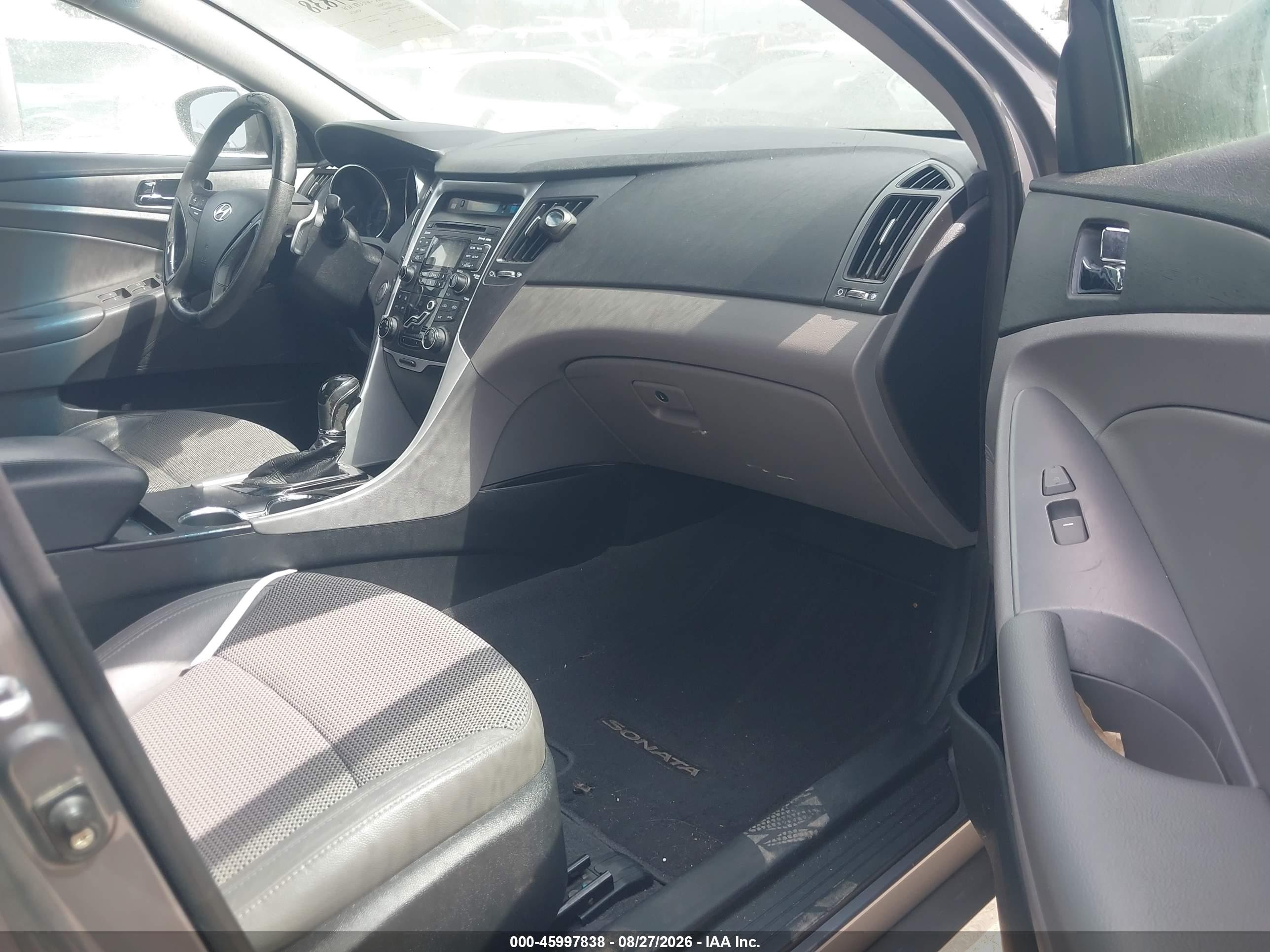 2011 Hyundai Sonata Se 2.0t Gray vin: 5NPEC4AB3BH204270