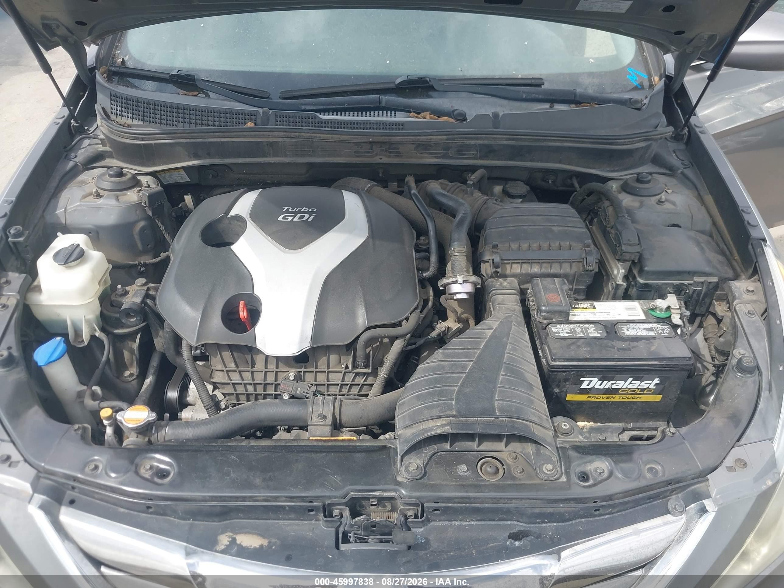 2011 Hyundai Sonata Se 2.0t Gray vin: 5NPEC4AB3BH204270