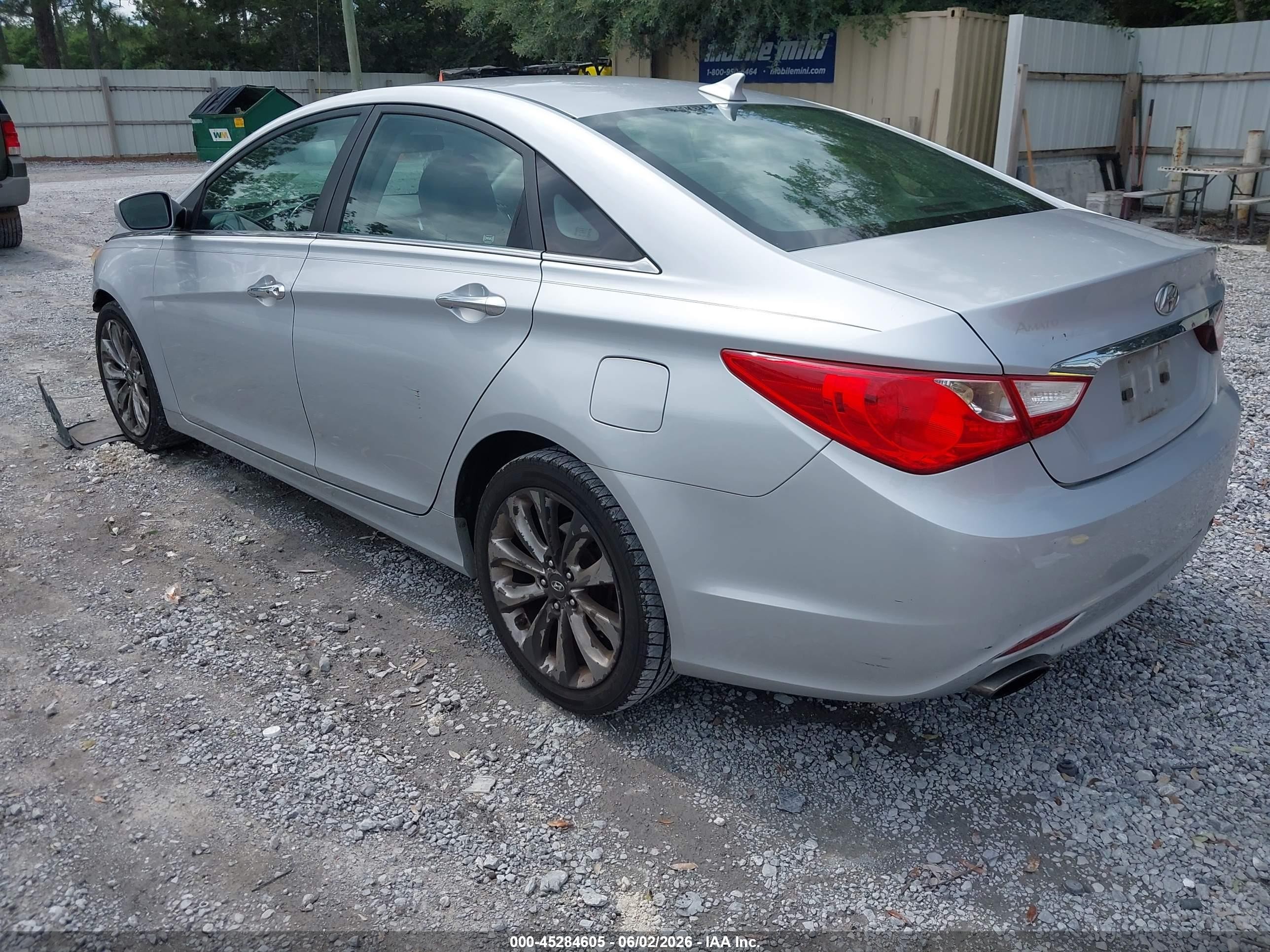 2011 Hyundai Sonata Se 2.0t Silver vin: 5NPEC4AB3BH217150