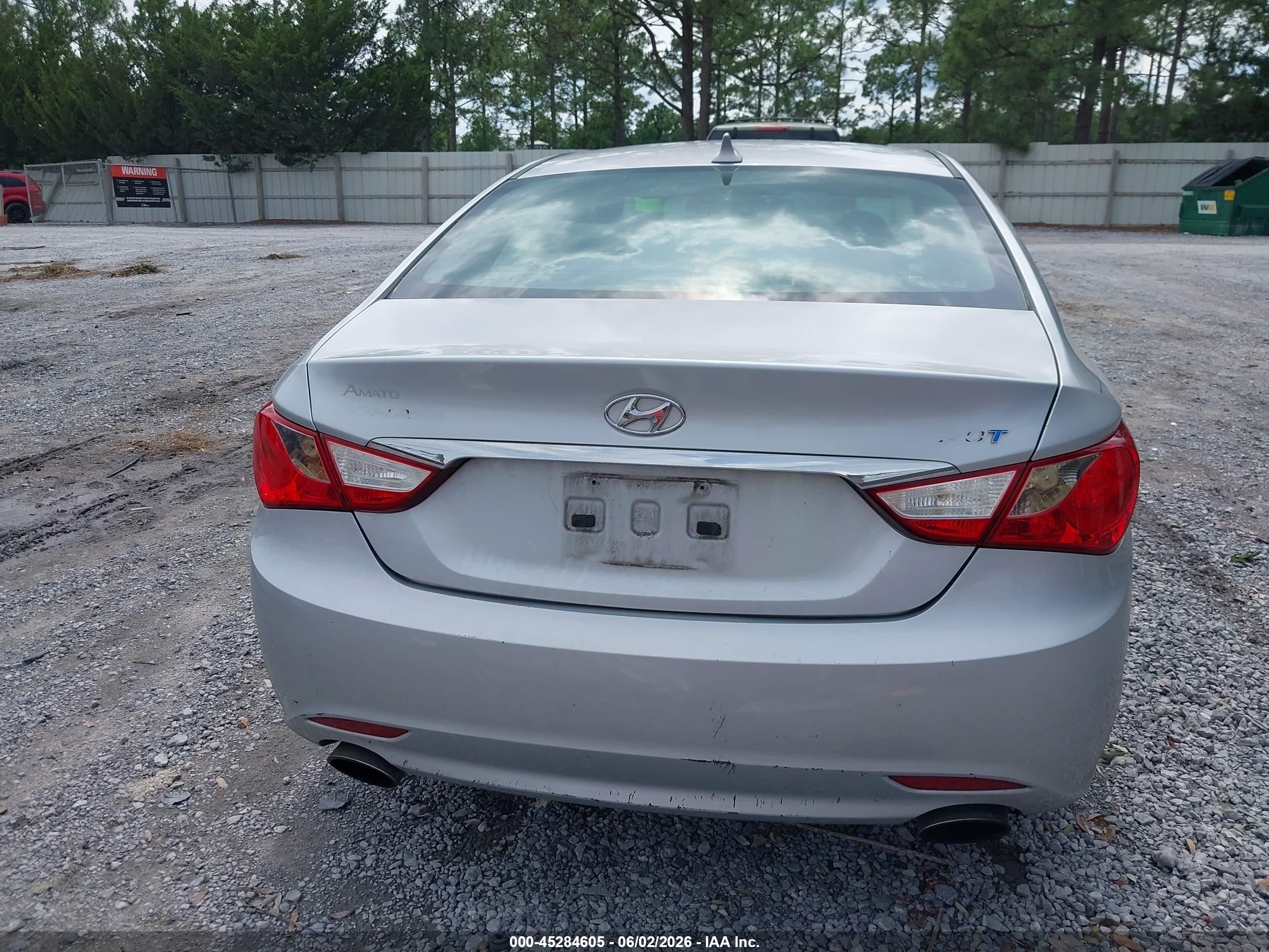 2011 Hyundai Sonata Se 2.0t Silver vin: 5NPEC4AB3BH217150