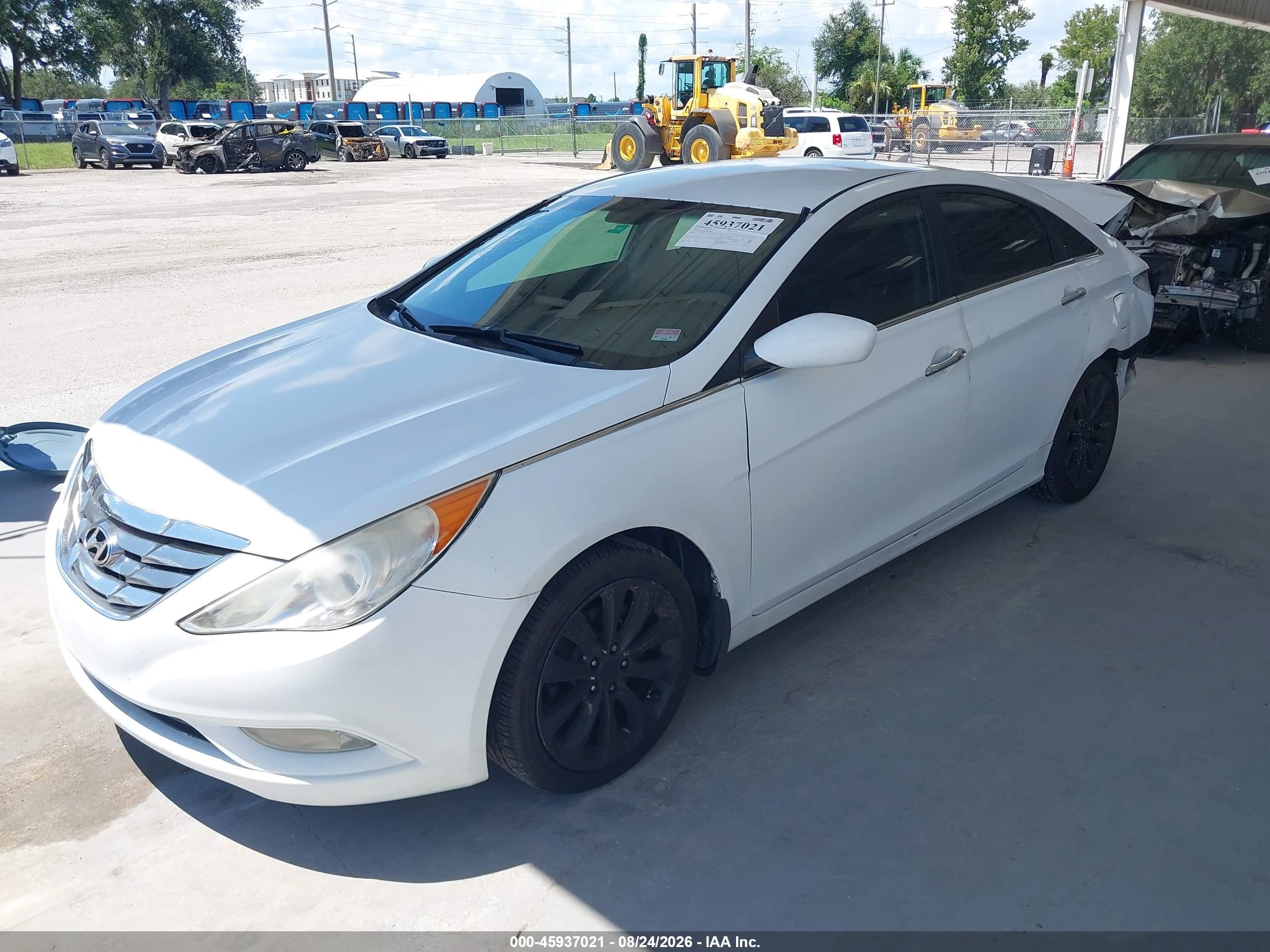 2011 Hyundai Sonata Se 2.0t White vin: 5NPEC4AB3BH239472