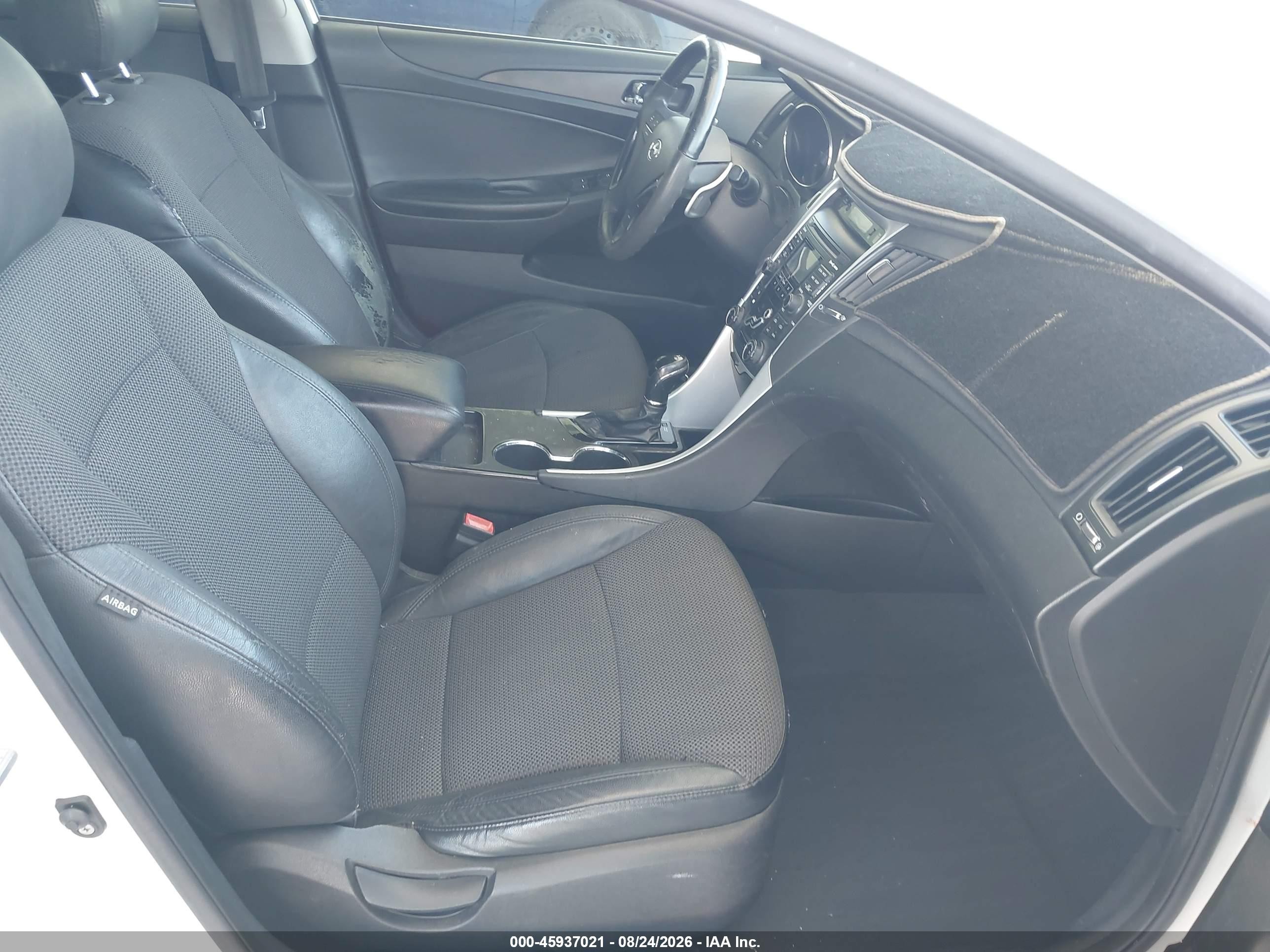 2011 Hyundai Sonata Se 2.0t White vin: 5NPEC4AB3BH239472