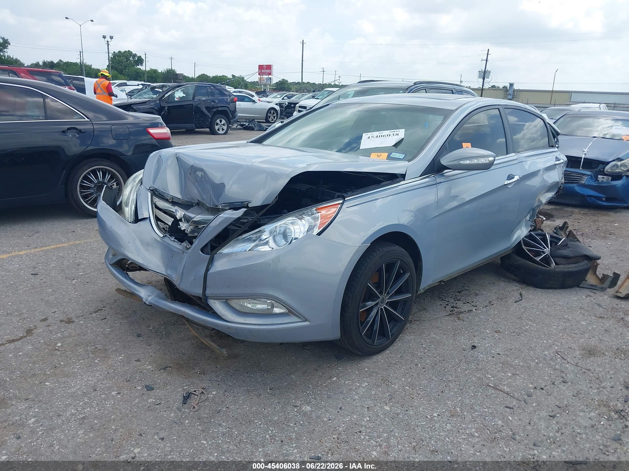 2011 Hyundai Sonata Limited 2.0t Light Blue vin: 5NPEC4AB3BH250956