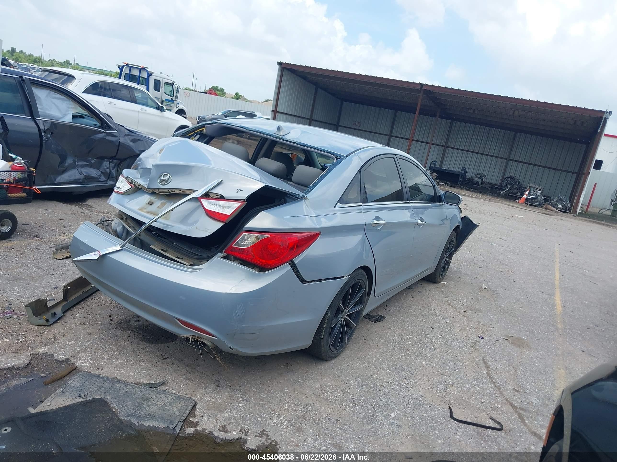 2011 Hyundai Sonata Limited 2.0t Light Blue vin: 5NPEC4AB3BH250956