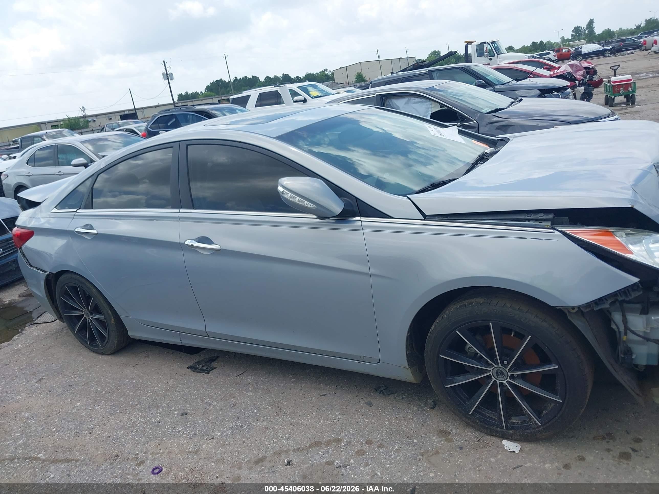 2011 Hyundai Sonata Limited 2.0t Light Blue vin: 5NPEC4AB3BH250956