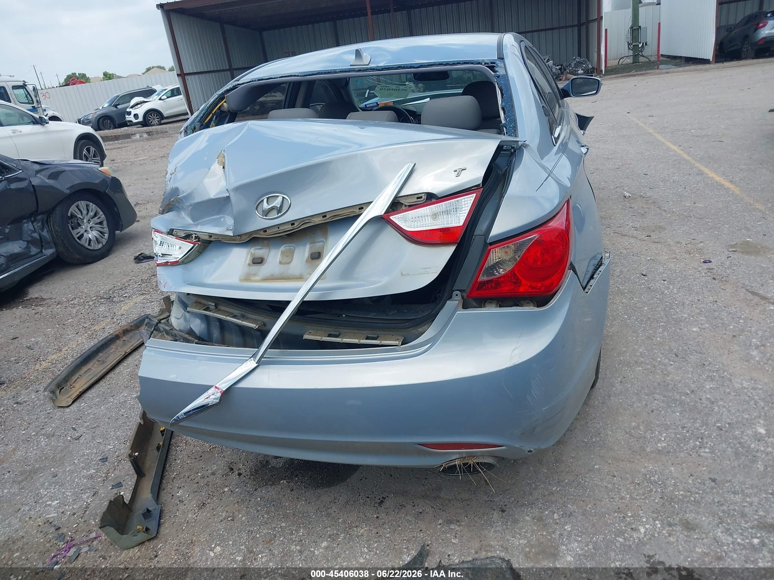 2011 Hyundai Sonata Limited 2.0t Light Blue vin: 5NPEC4AB3BH250956