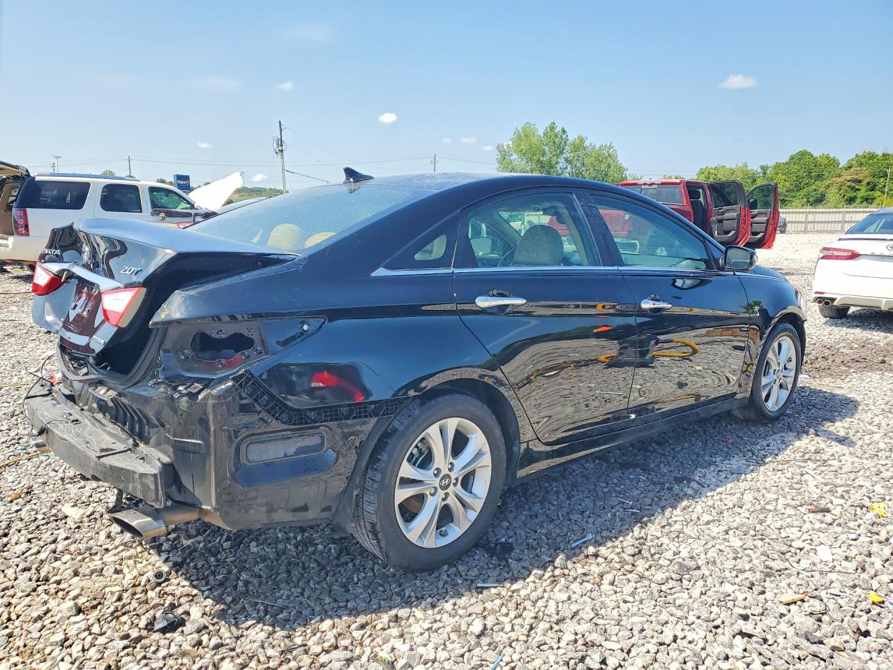 2011 Hyundai Sonata Limited 2.0t Black vin: 5NPEC4AB3BH303879