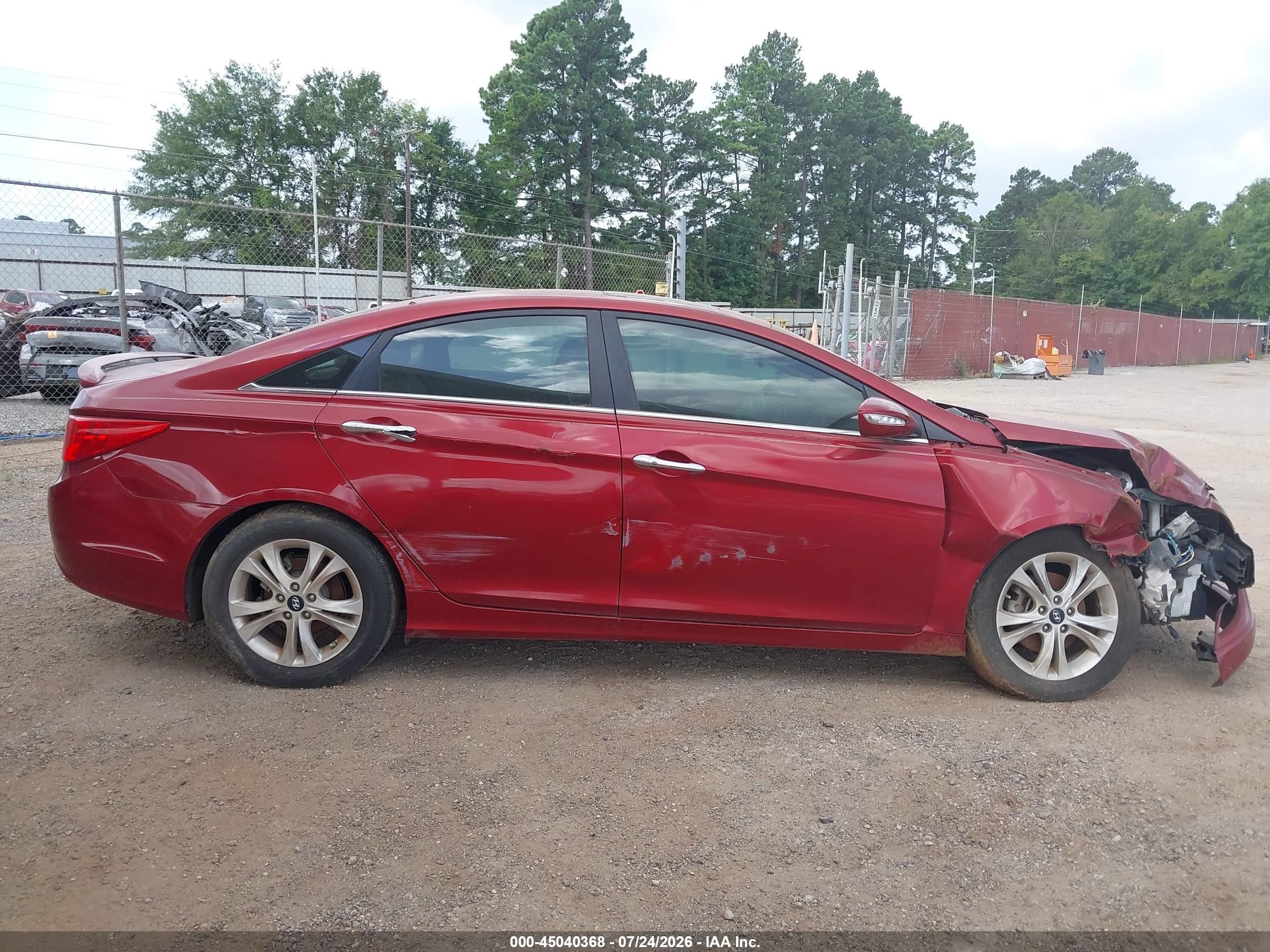 2011 Hyundai Sonata Se/limited Red vin: 5NPEC4AB3BH305177