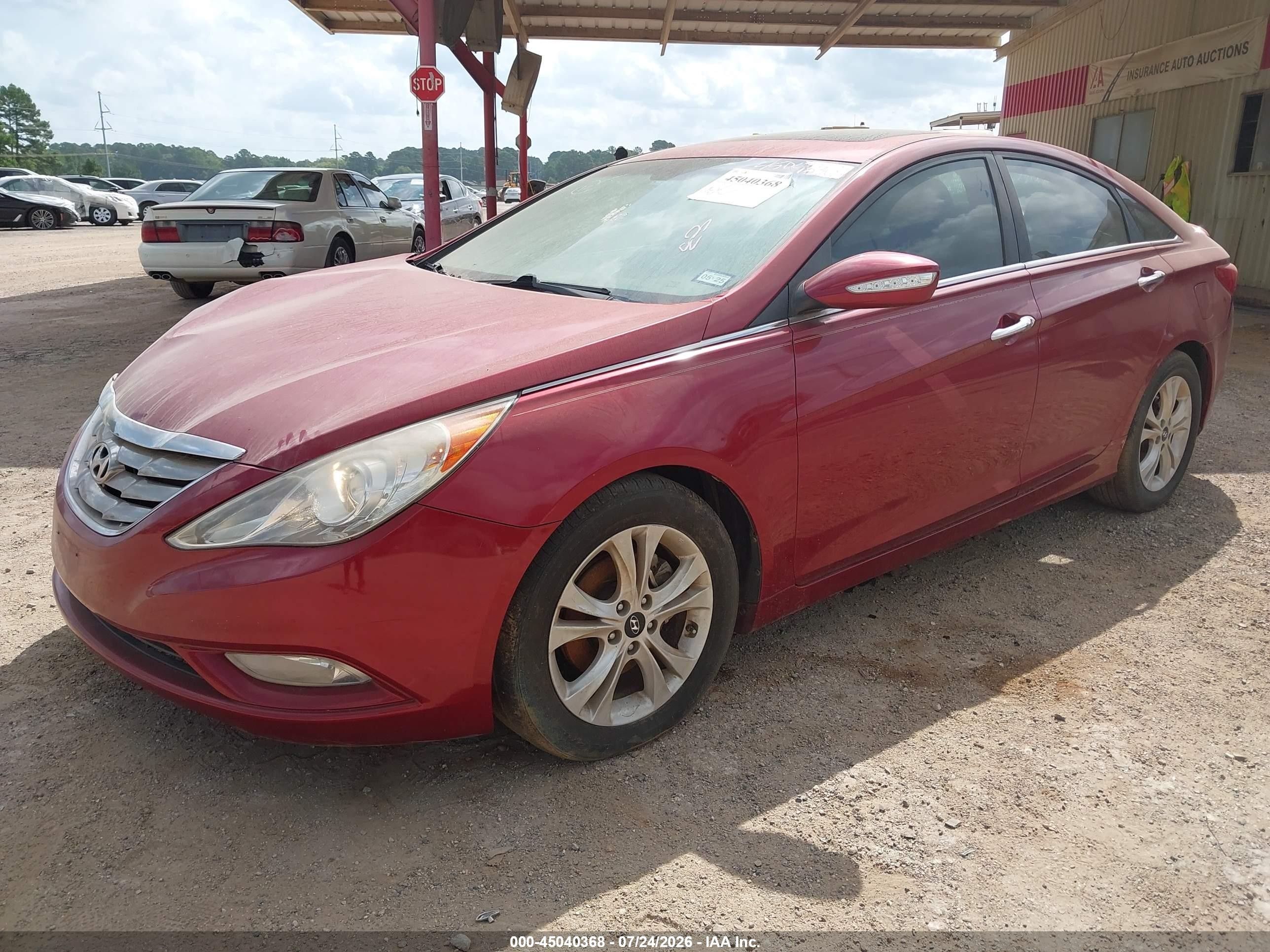 2011 Hyundai Sonata Se/limited Red vin: 5NPEC4AB3BH305177