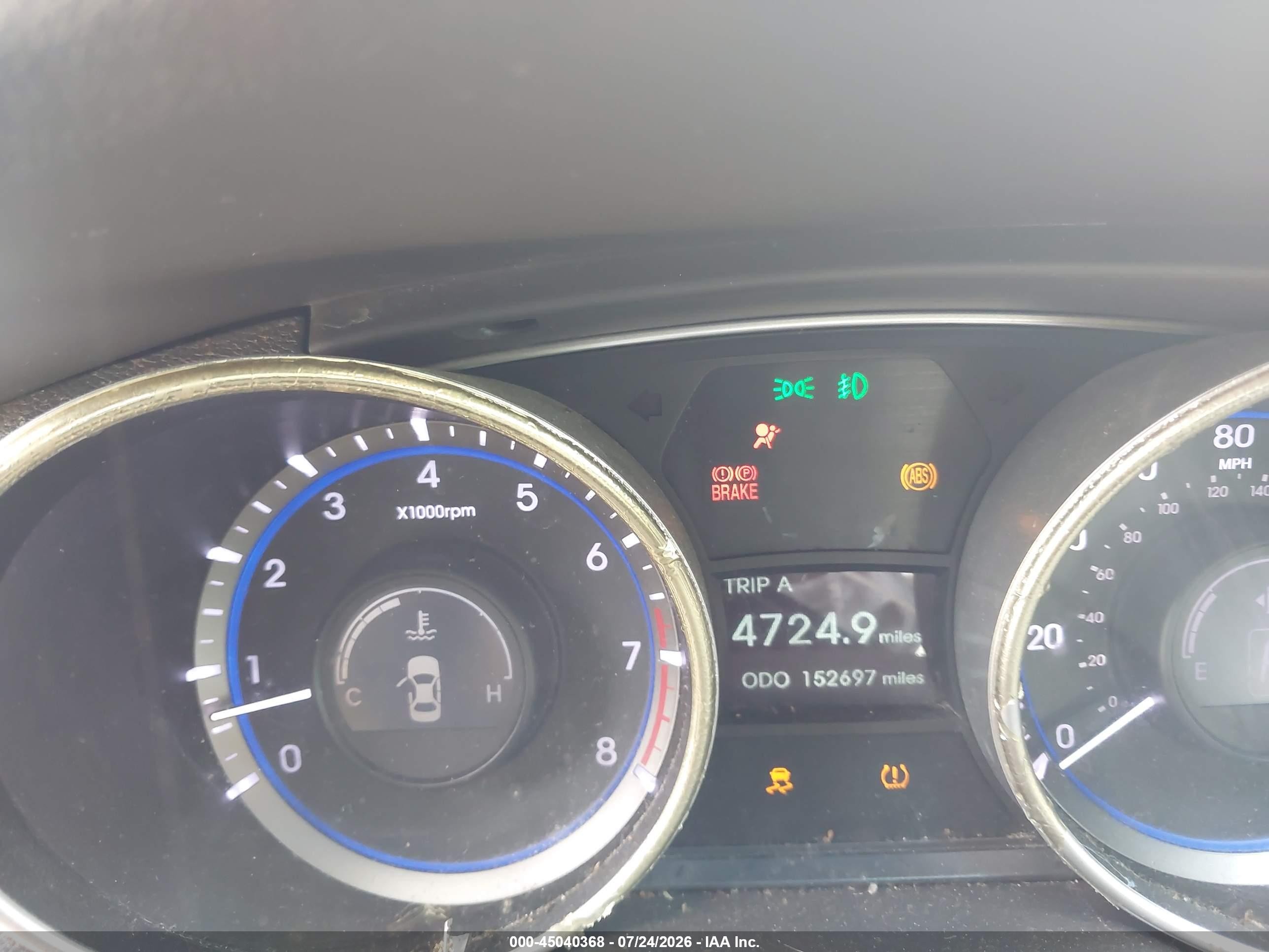 2011 Hyundai Sonata Se/limited Red vin: 5NPEC4AB3BH305177