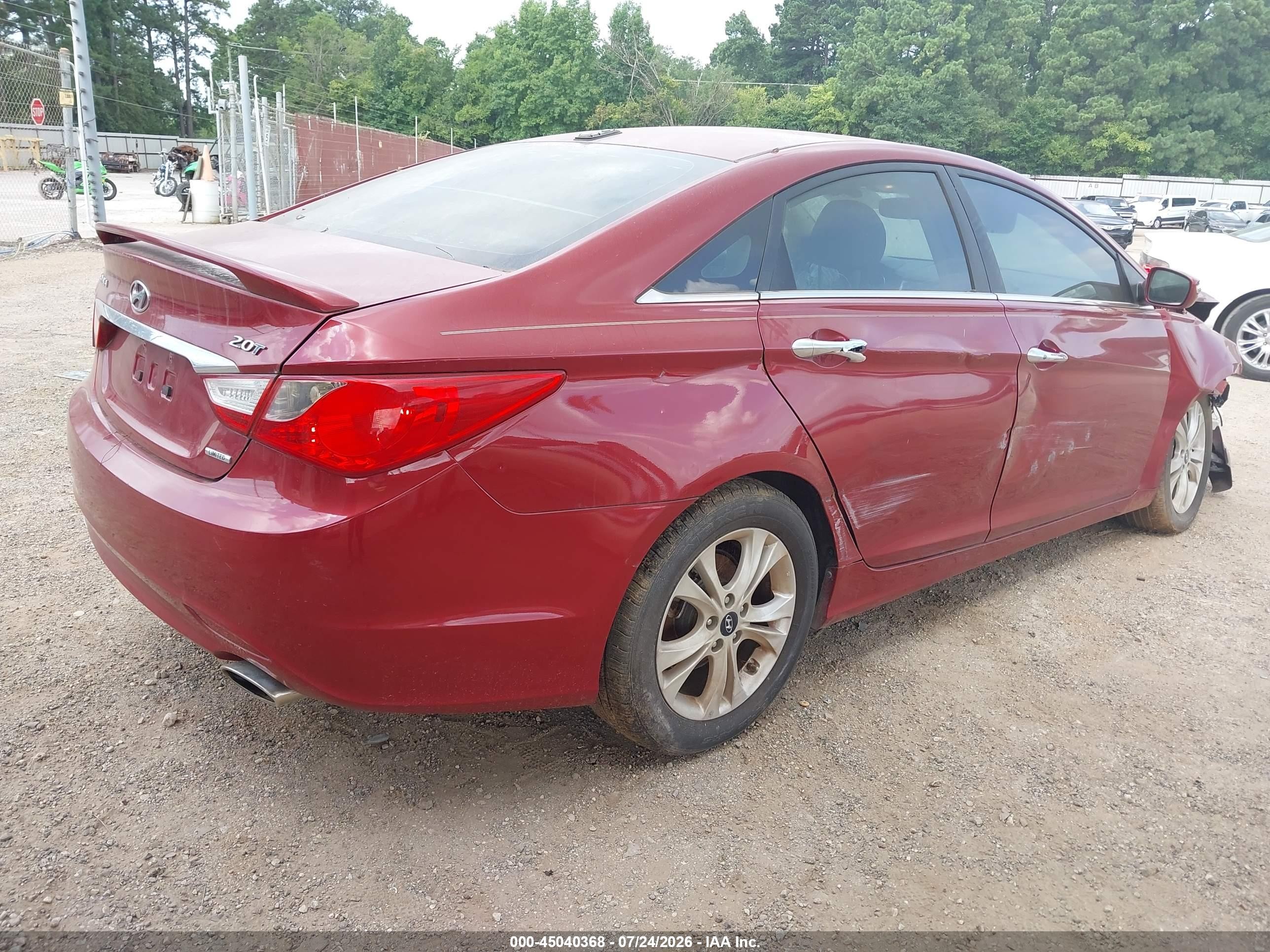2011 Hyundai Sonata Se/limited Red vin: 5NPEC4AB3BH305177