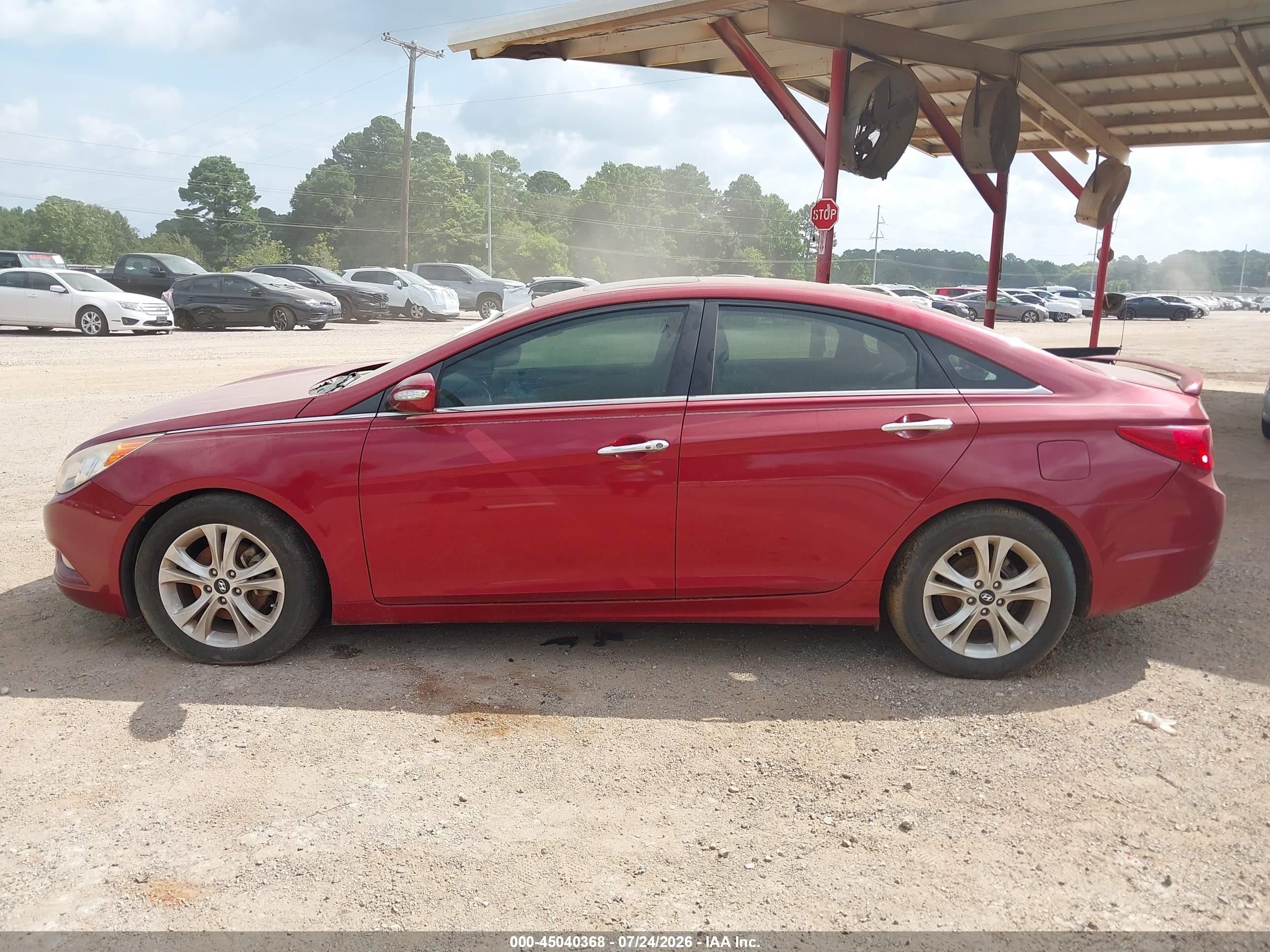 2011 Hyundai Sonata Se/limited Red vin: 5NPEC4AB3BH305177
