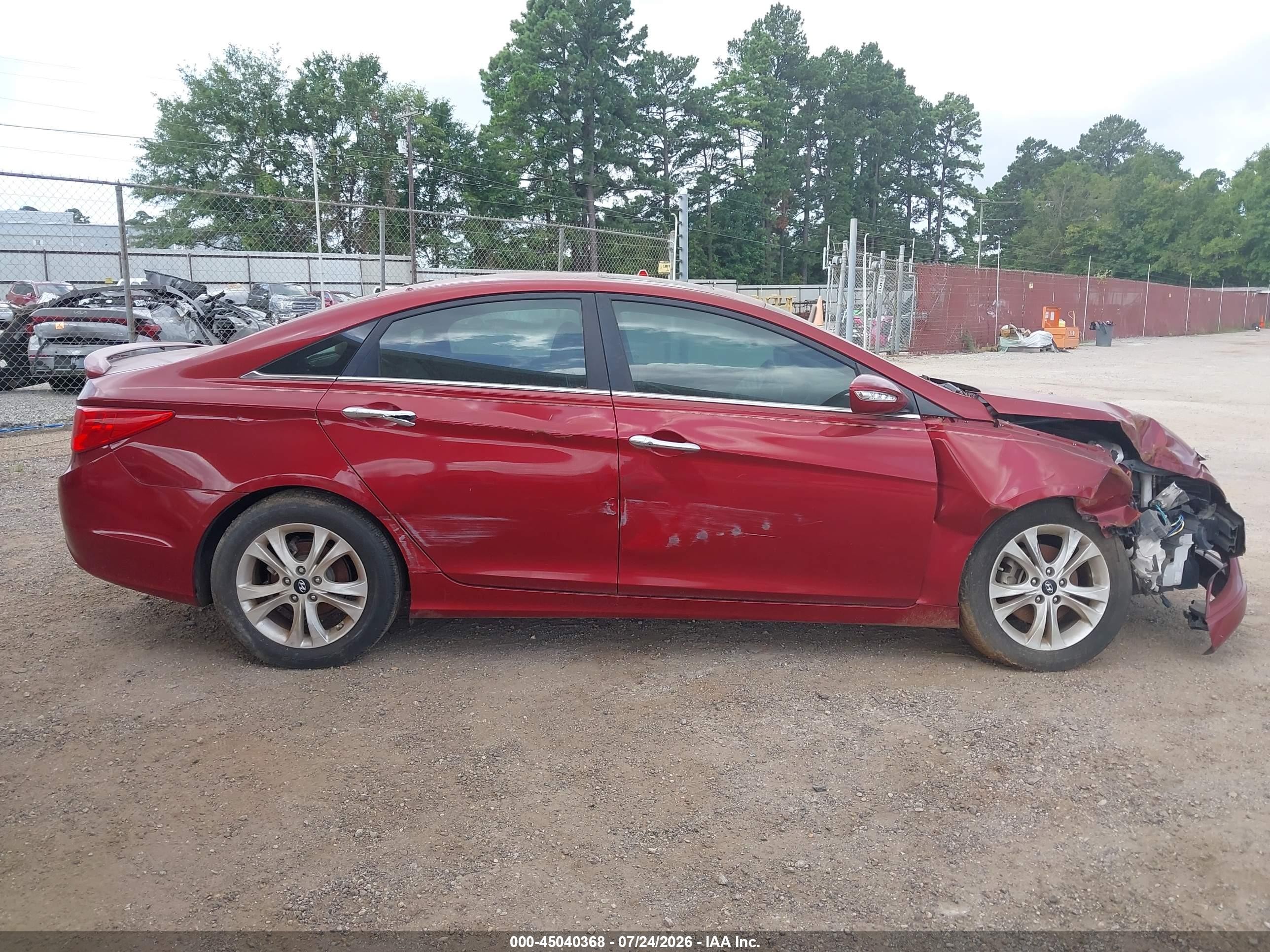 2011 Hyundai Sonata Se/limited Red vin: 5NPEC4AB3BH305177