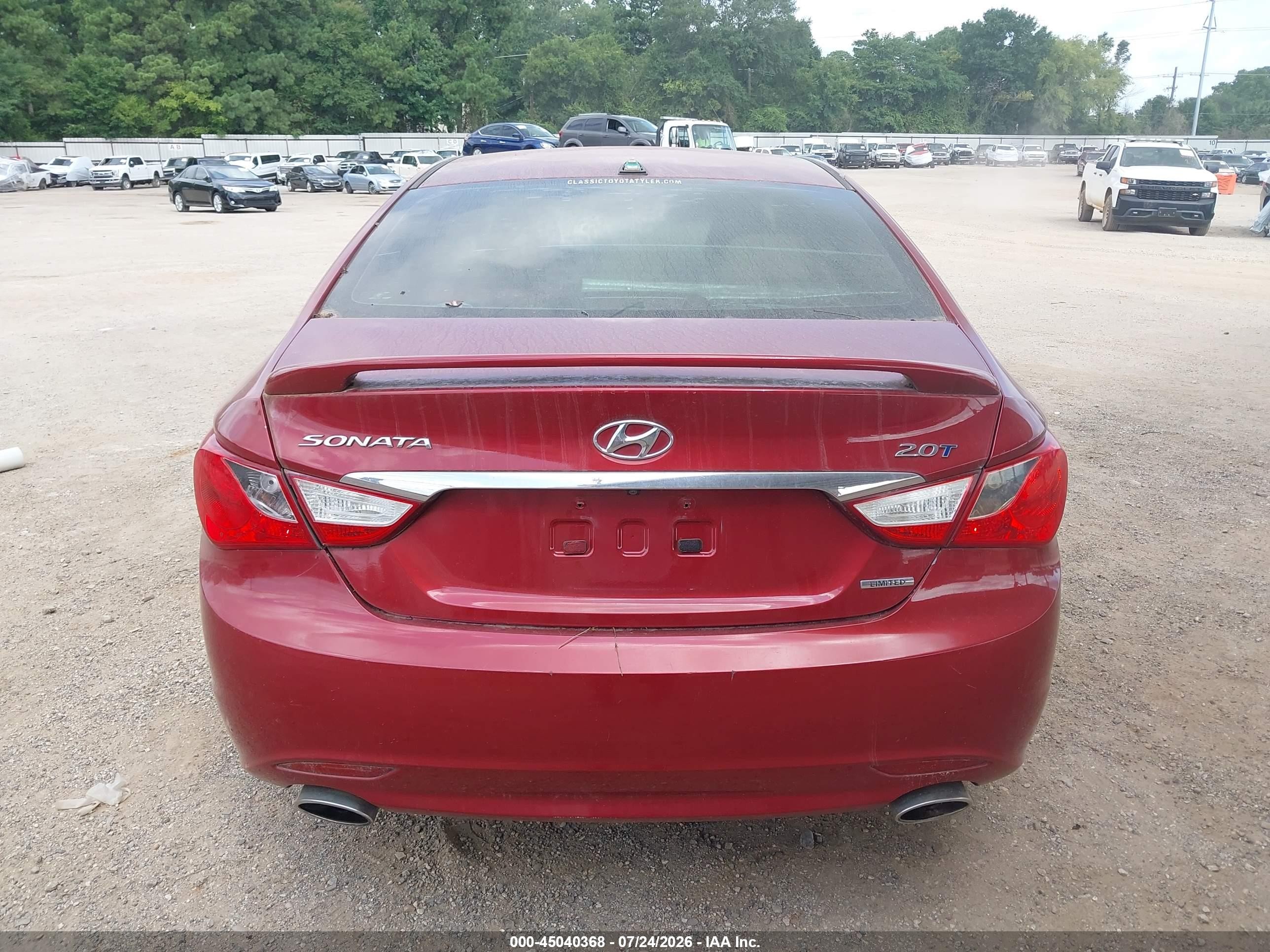 2011 Hyundai Sonata Se/limited Red vin: 5NPEC4AB3BH305177
