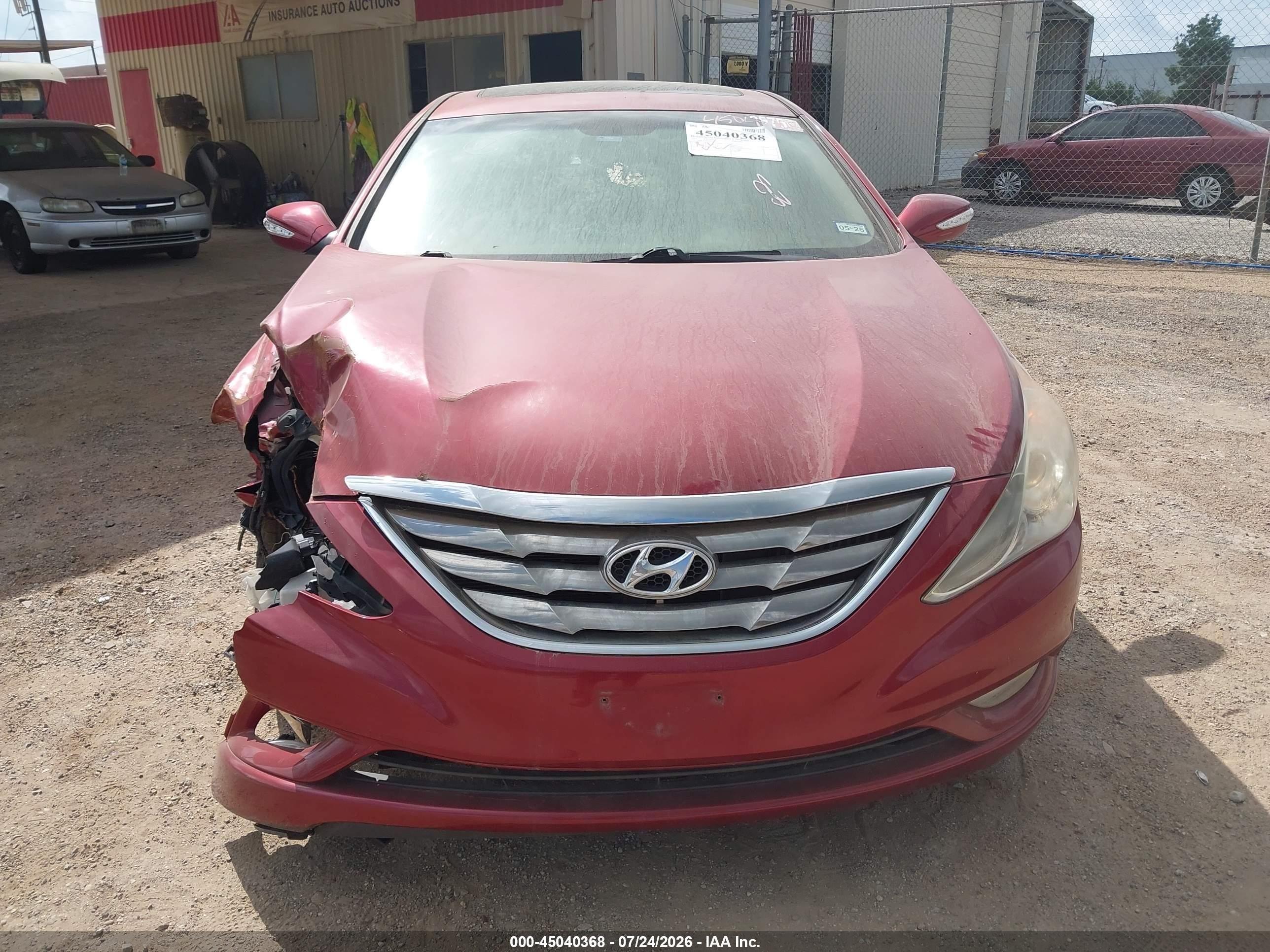 2011 Hyundai Sonata Se/limited Red vin: 5NPEC4AB3BH305177