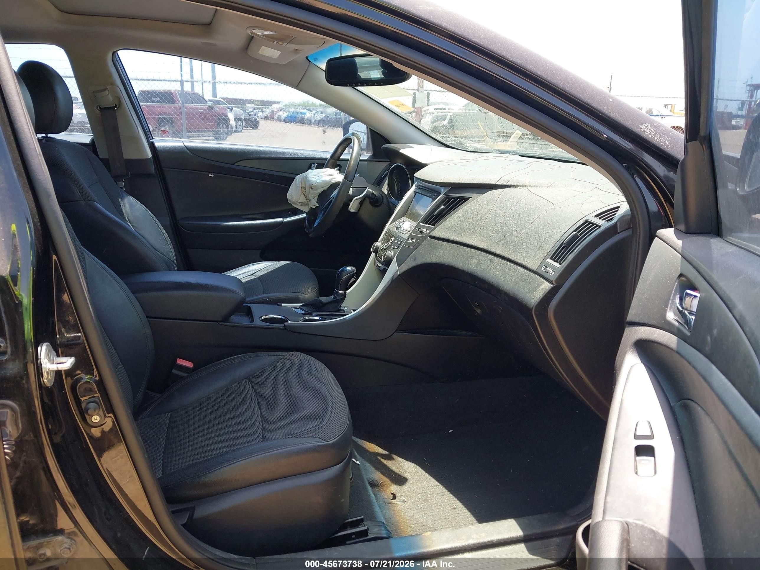 2011 Hyundai Sonata Se 2.0t Black vin: 5NPEC4AB3BH315563