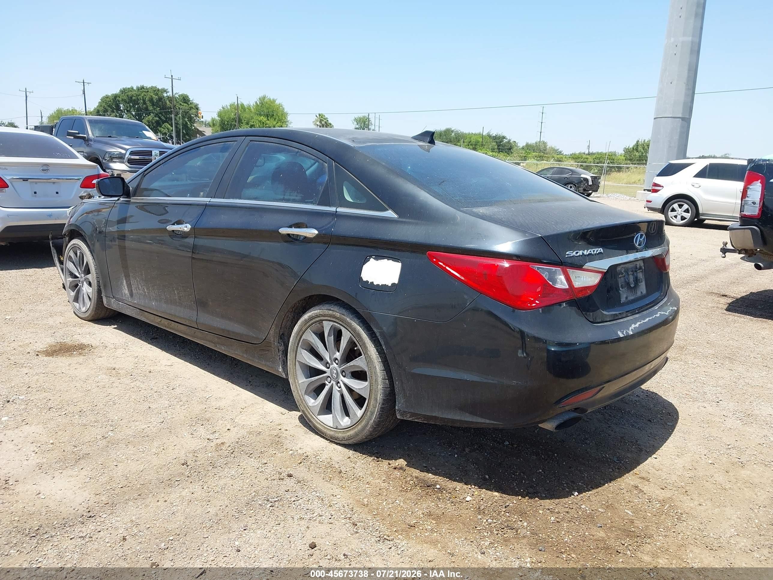 2011 Hyundai Sonata Se 2.0t Black vin: 5NPEC4AB3BH315563